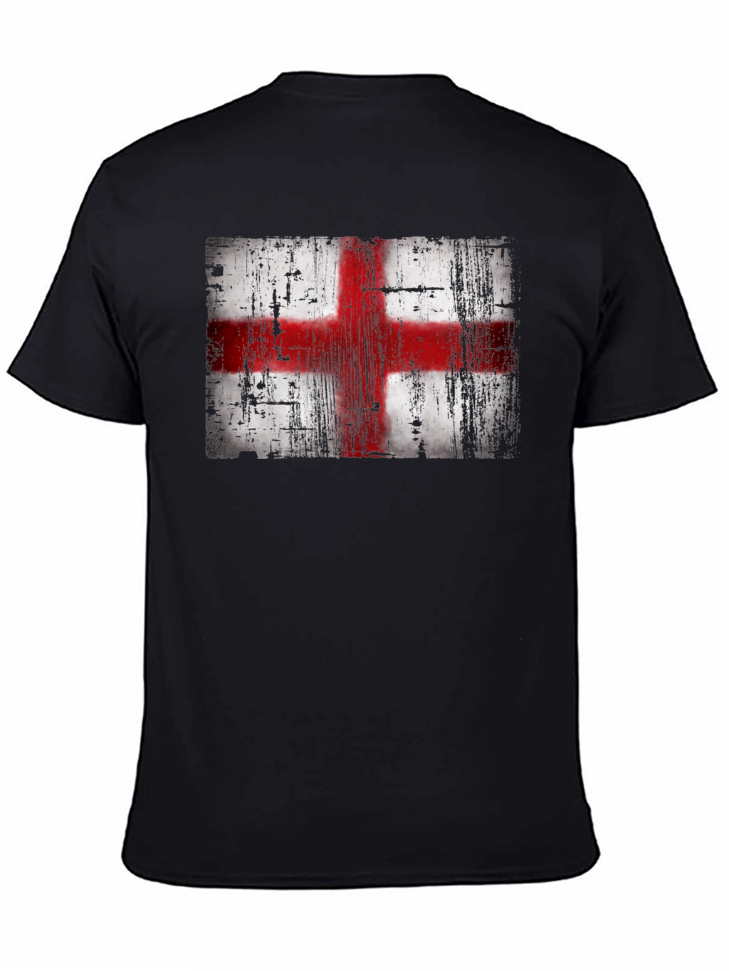 England Flag T-Shirt - Distressed Look