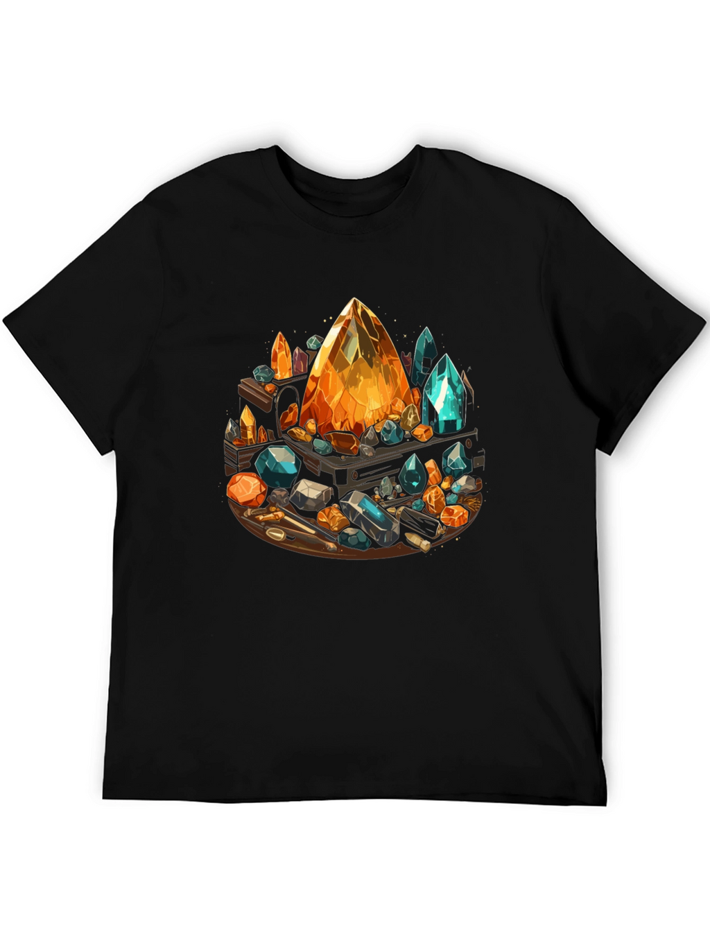 Gemstone T-Shirt: Crystal Collection Design