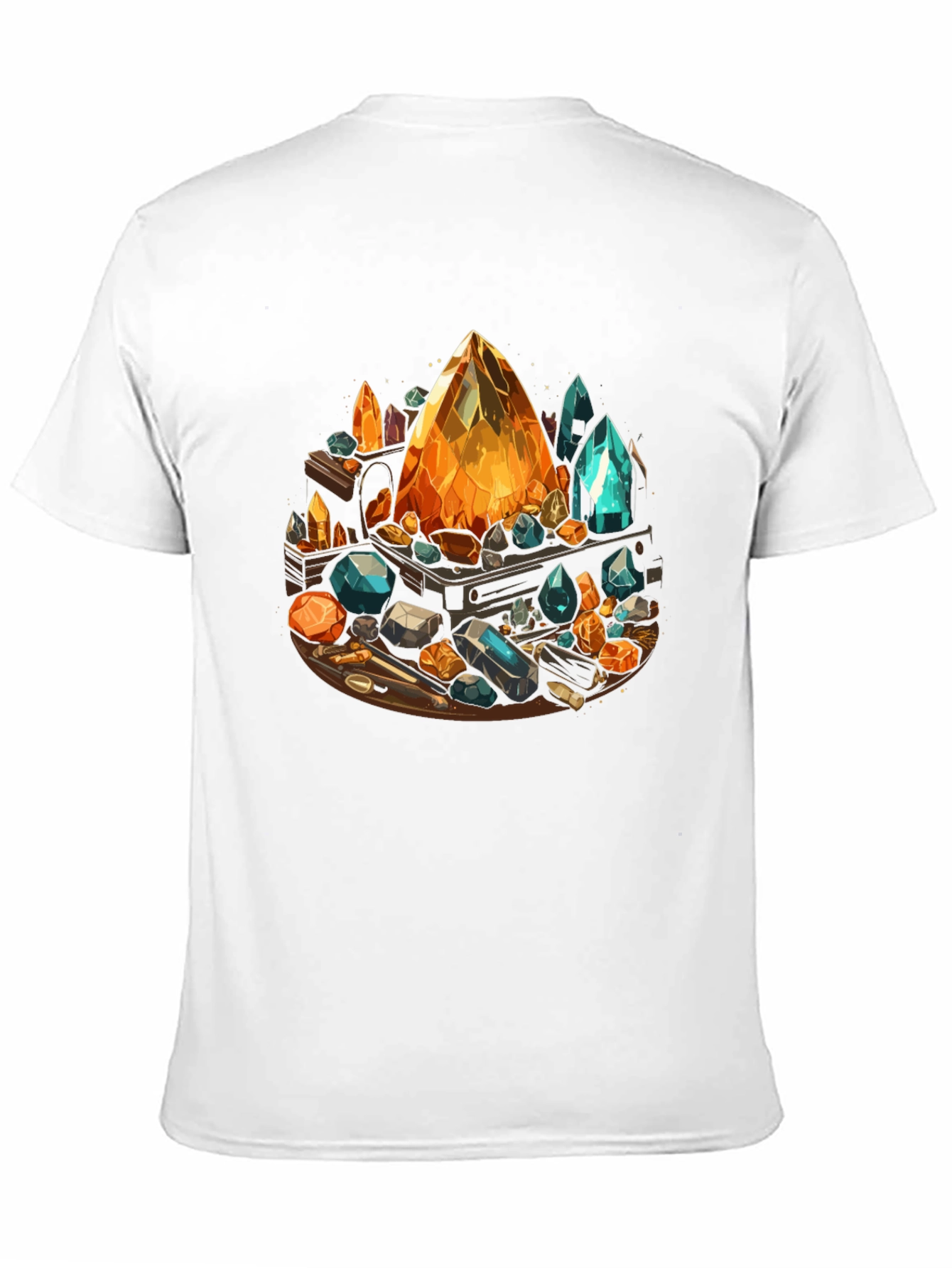Gemstone T-Shirt: Crystal Collection Design