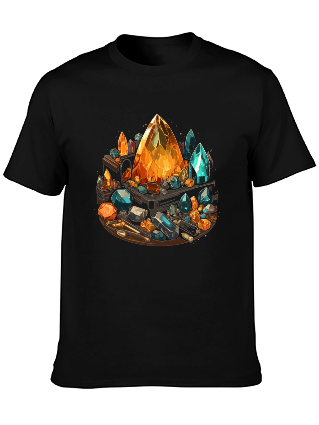 Gemstone T-Shirt: Crystal Collection Design