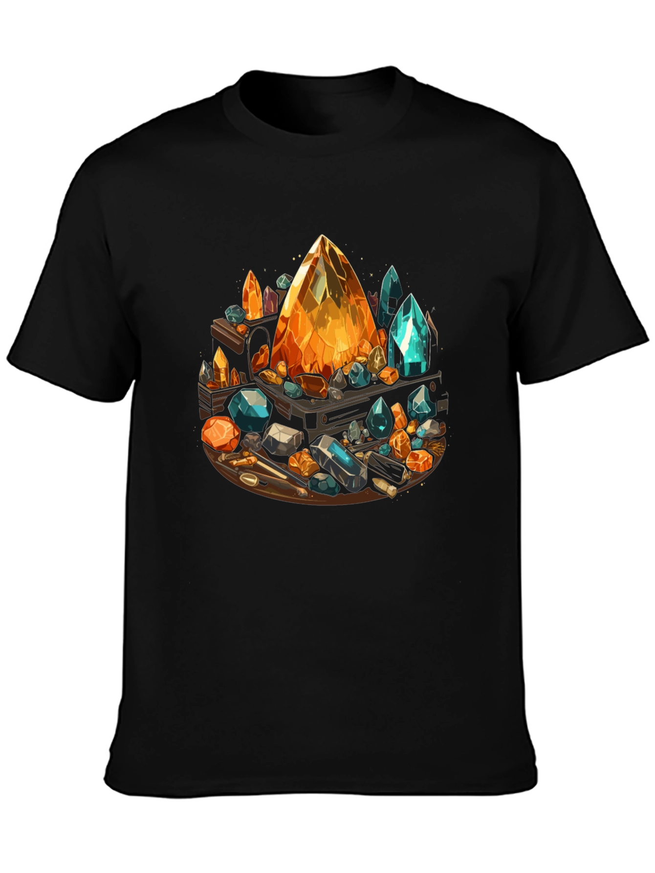 Gemstone T-Shirt: Crystal Collection Design