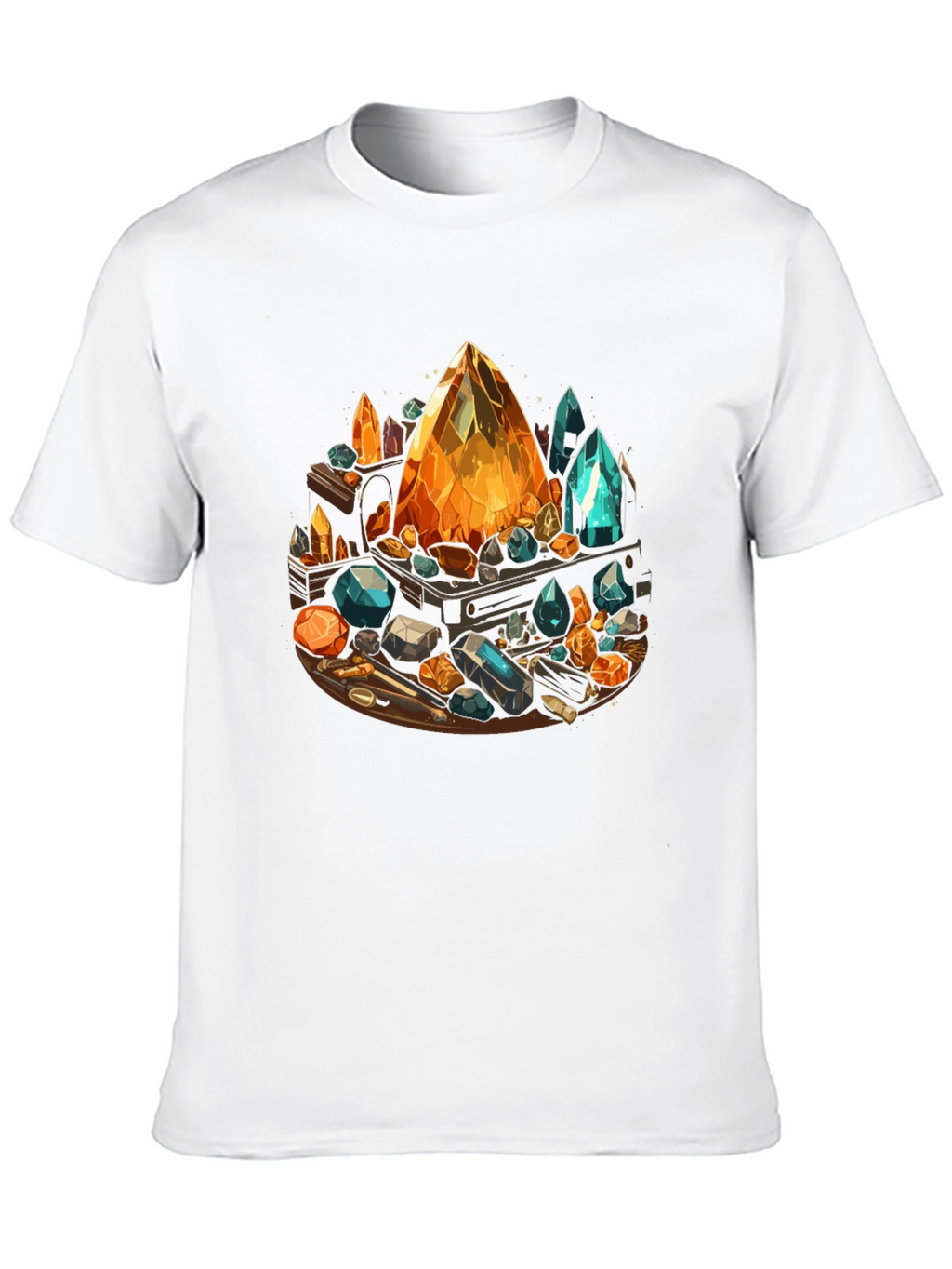 Gemstone T-Shirt: Crystal Collection Design