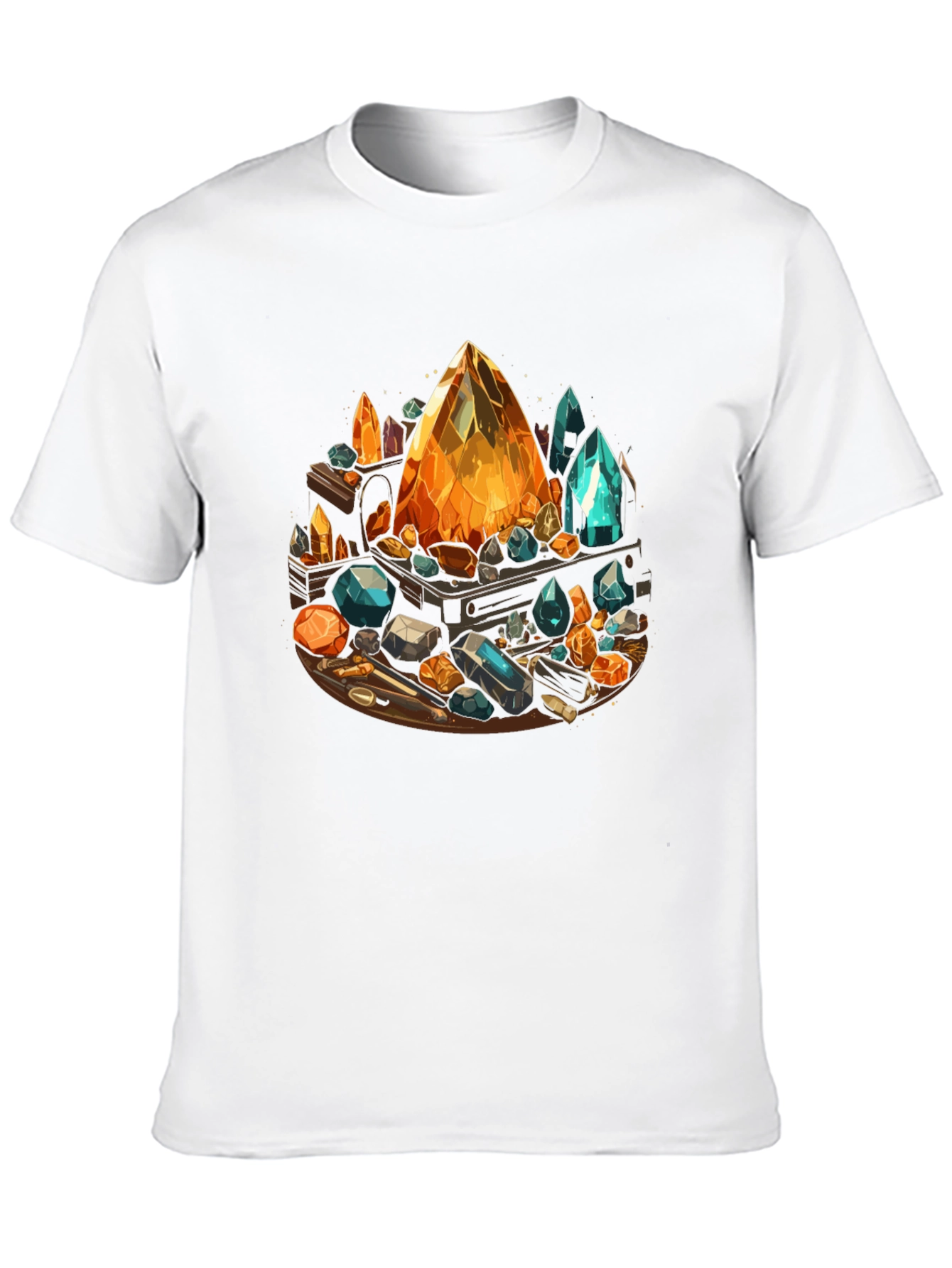 Gemstone T-Shirt: Crystal Collection Design