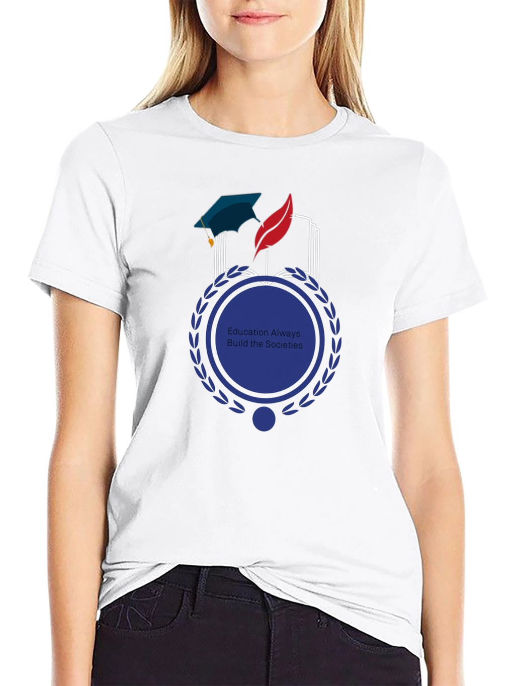 Education Builds Societies Graphic Tee