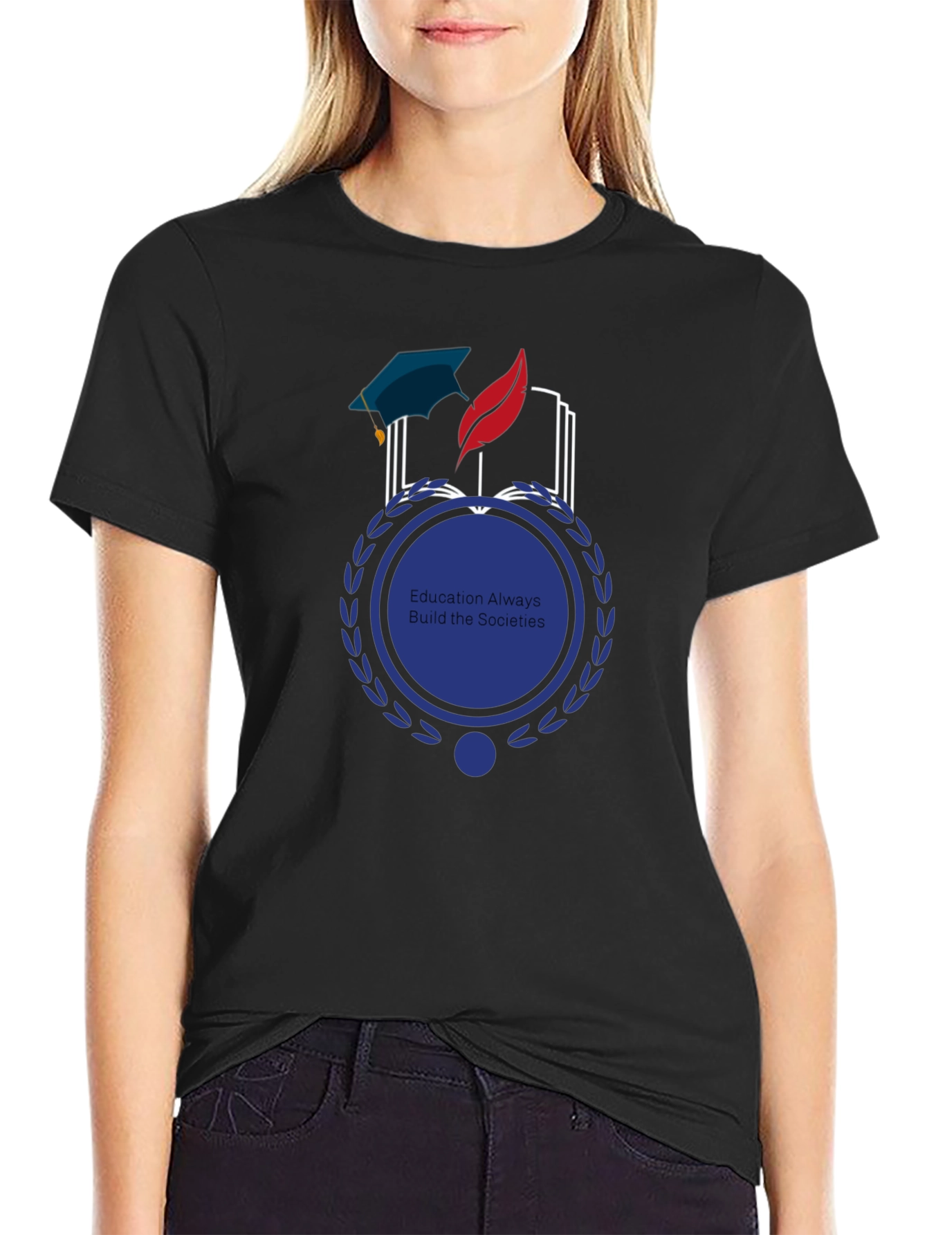 Education Builds Societies Graphic Tee