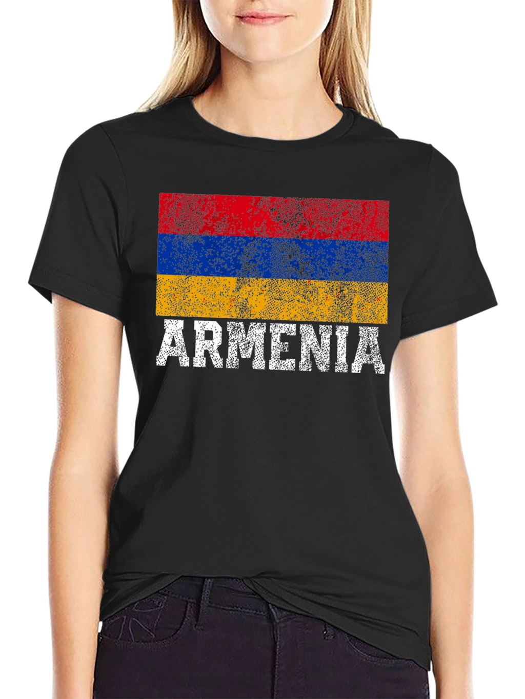 Armenia Flag T-Shirt - Distressed Pride Tee