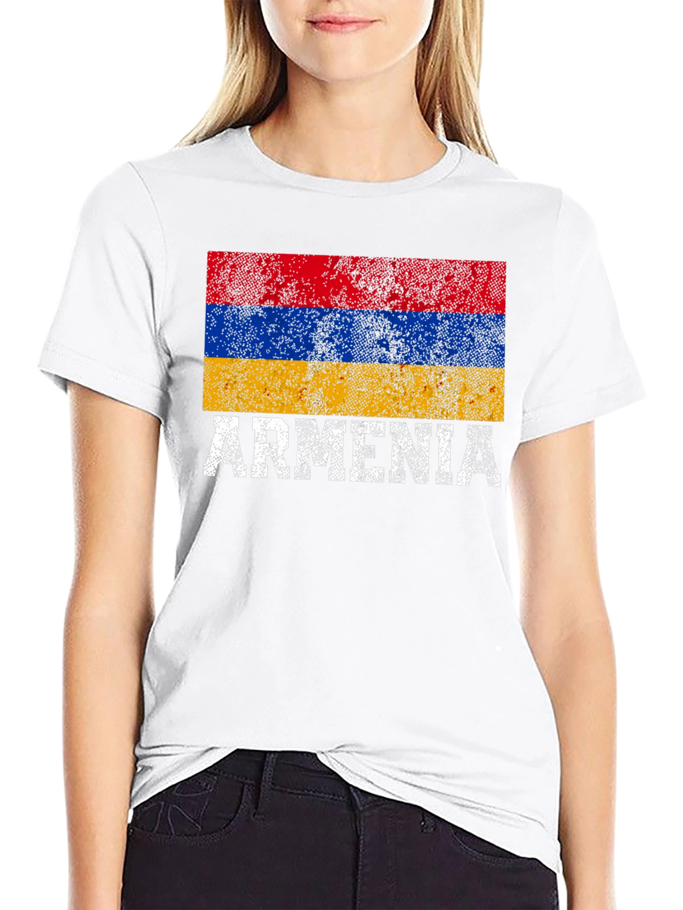 Armenia Flag T-Shirt - Distressed Pride Tee