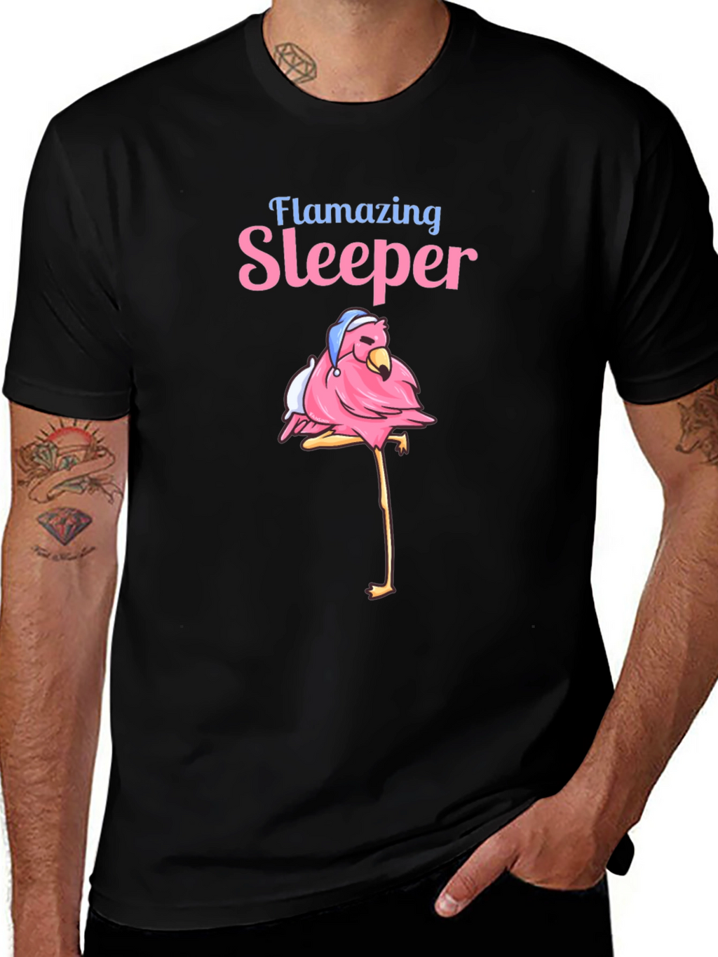 Flamazing Sleeper Black T-Shirt