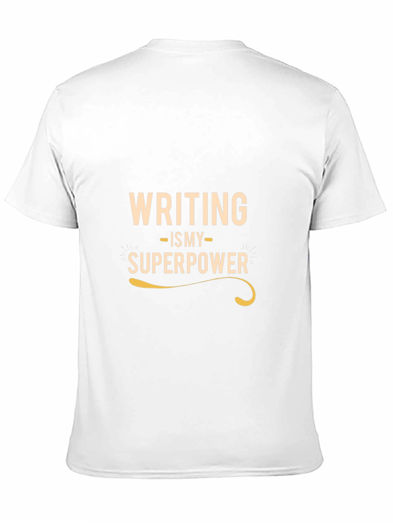 Writing is My Superpower - Black T-Shirt