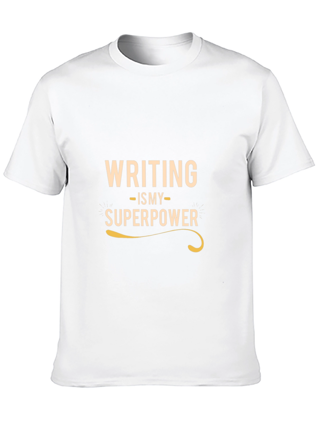 Writing is My Superpower - Black T-Shirt