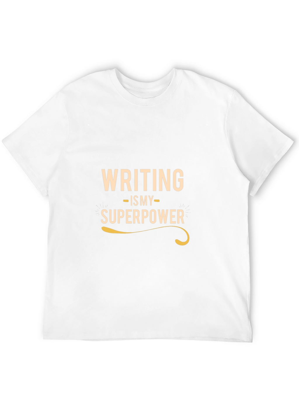 Writing is My Superpower - Black T-Shirt