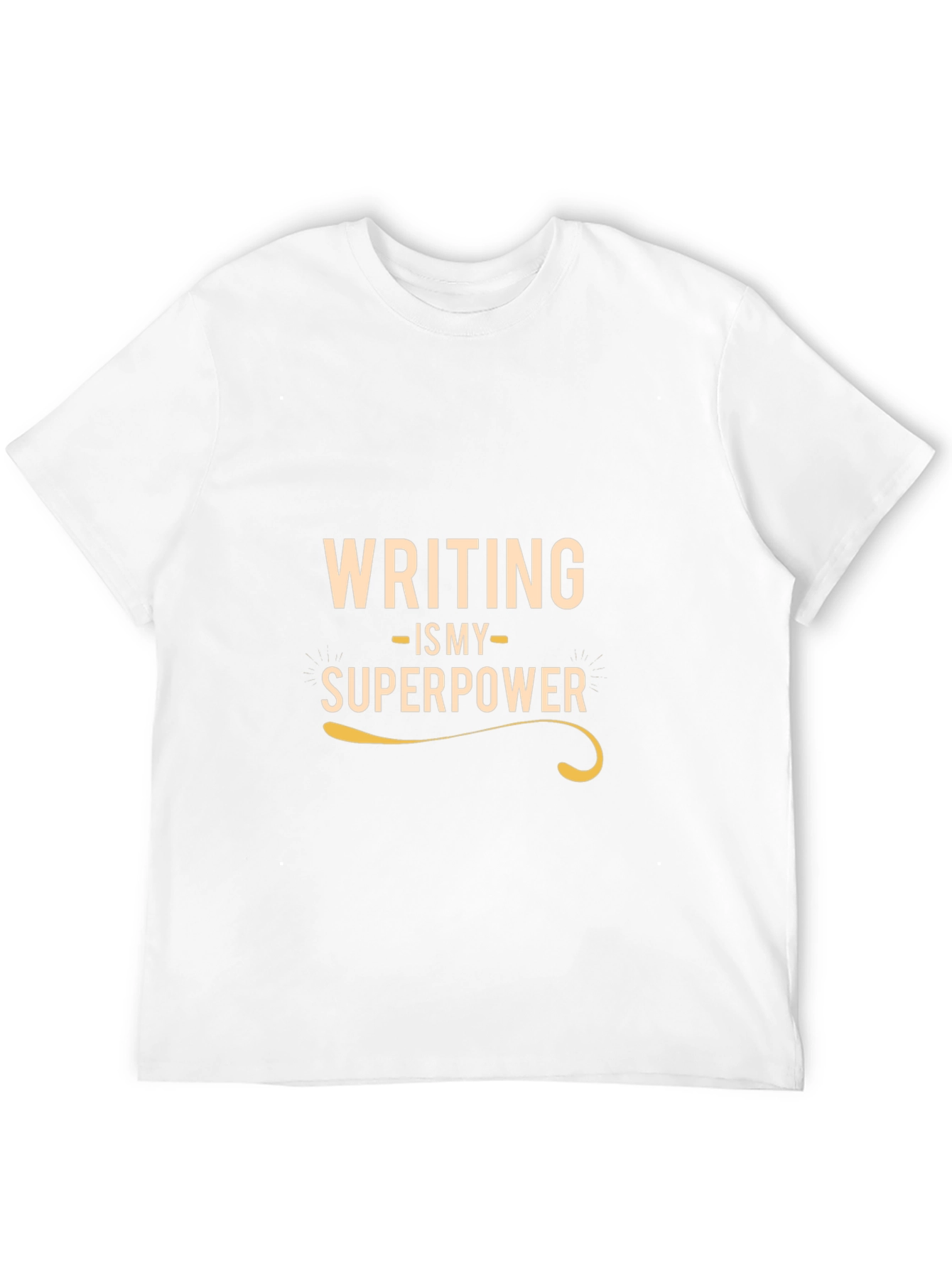 Writing is My Superpower - Black T-Shirt