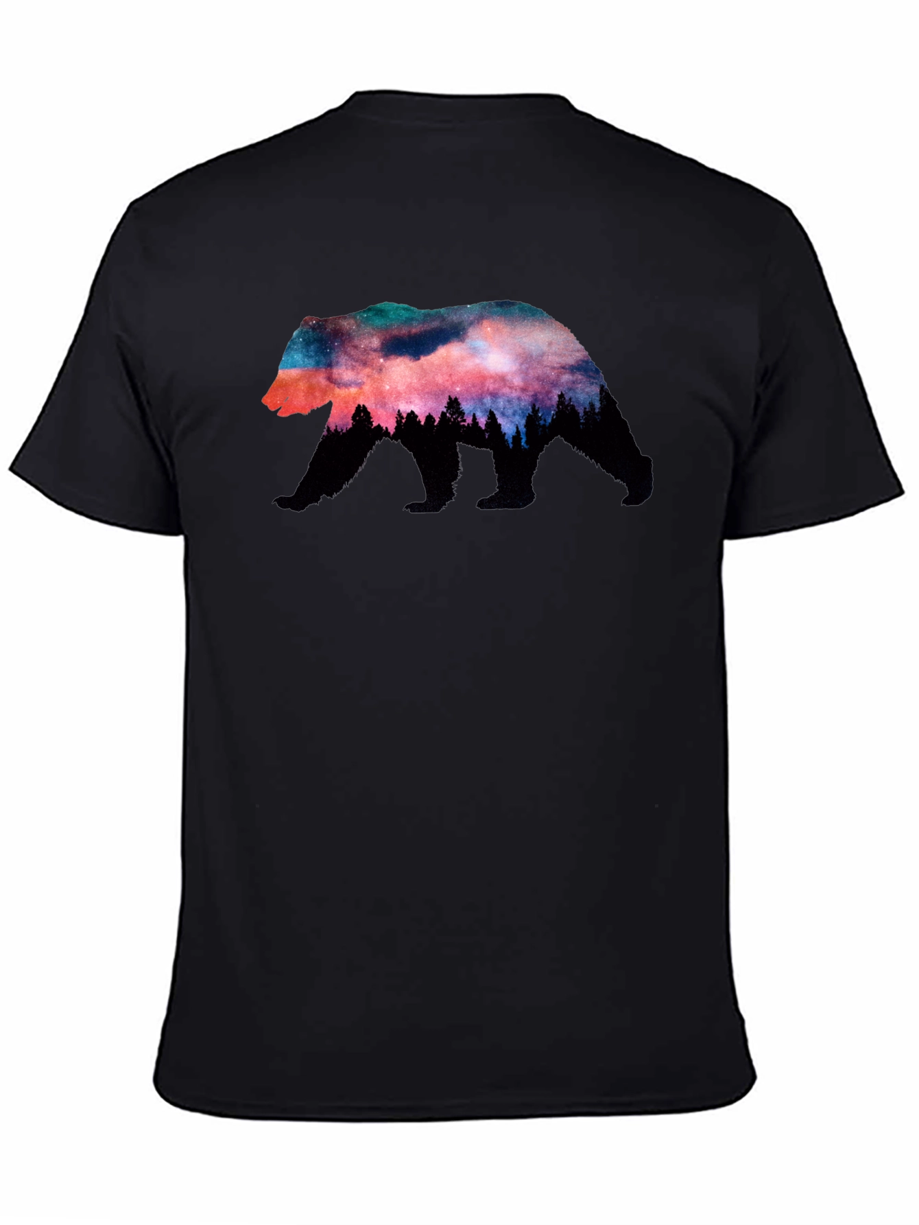 Nature Bear Galaxy T-Shirt - Unique Graphic Tee