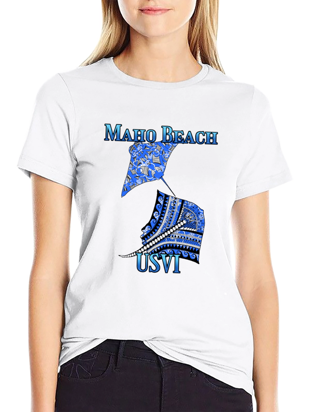 Maho Beach USVI Graphic T-Shirt