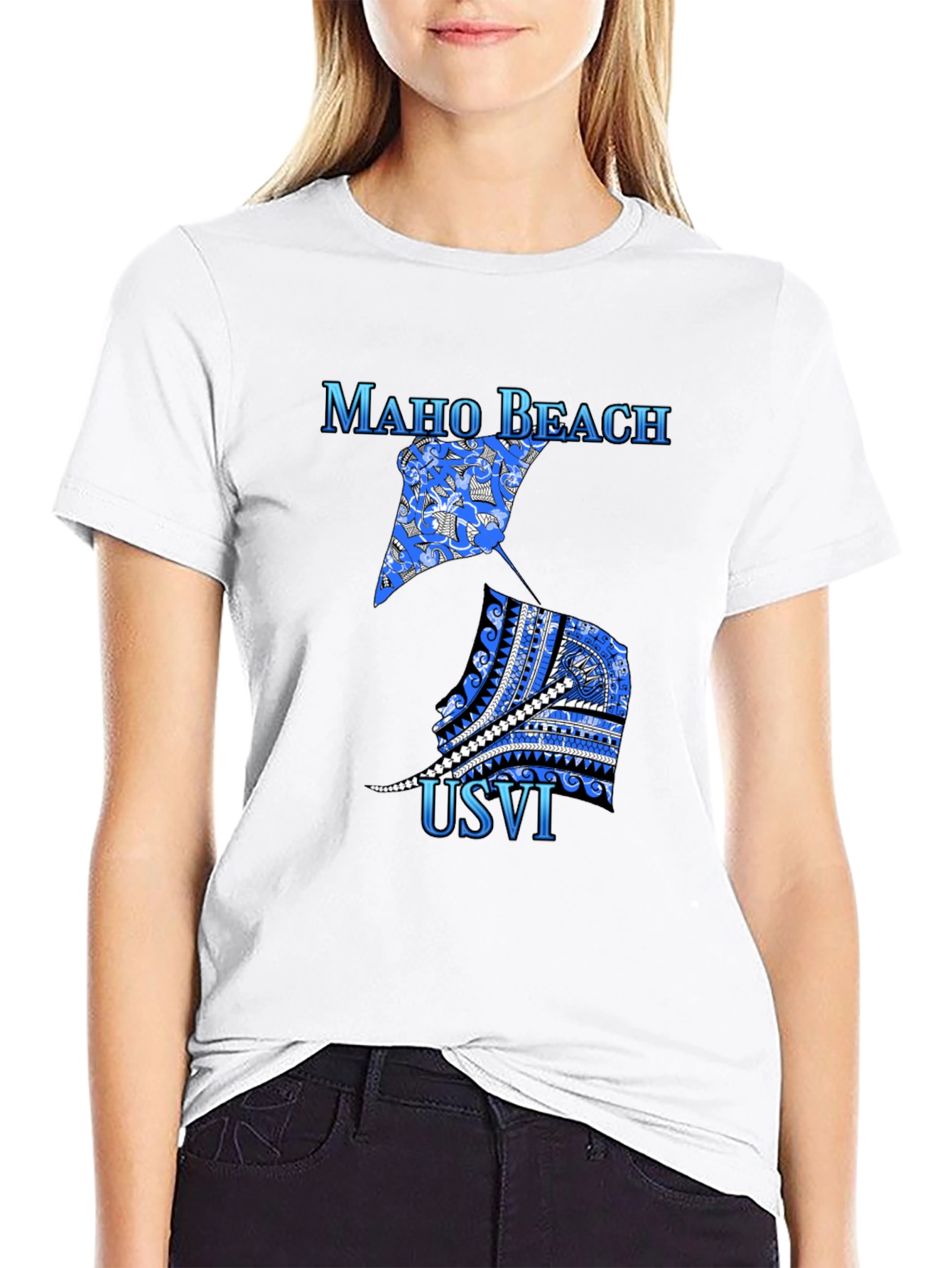 Maho Beach USVI Graphic T-Shirt