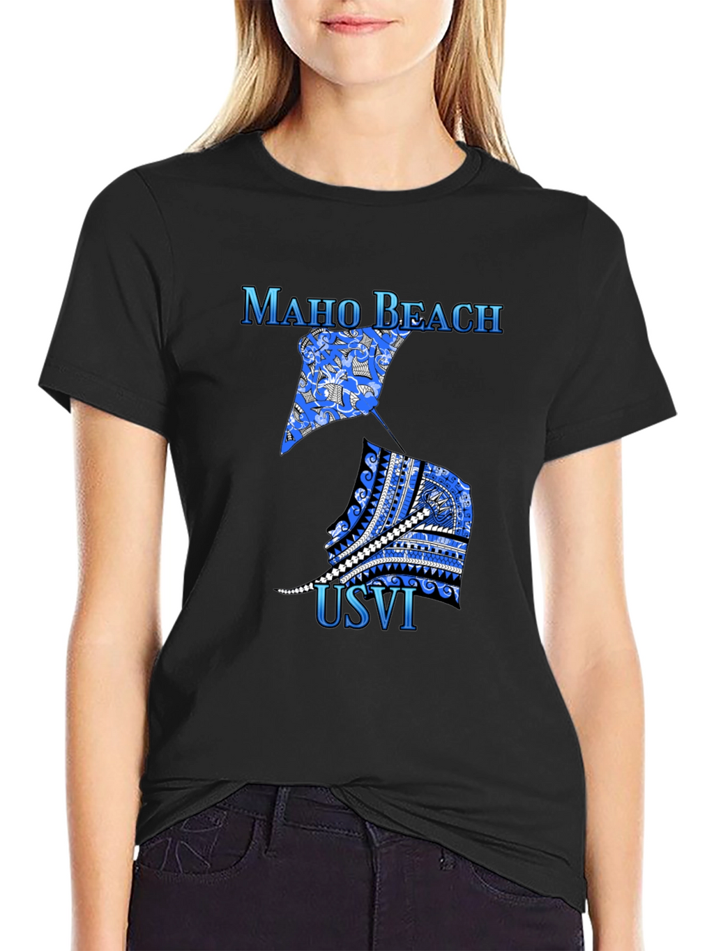 Maho Beach USVI Graphic T-Shirt