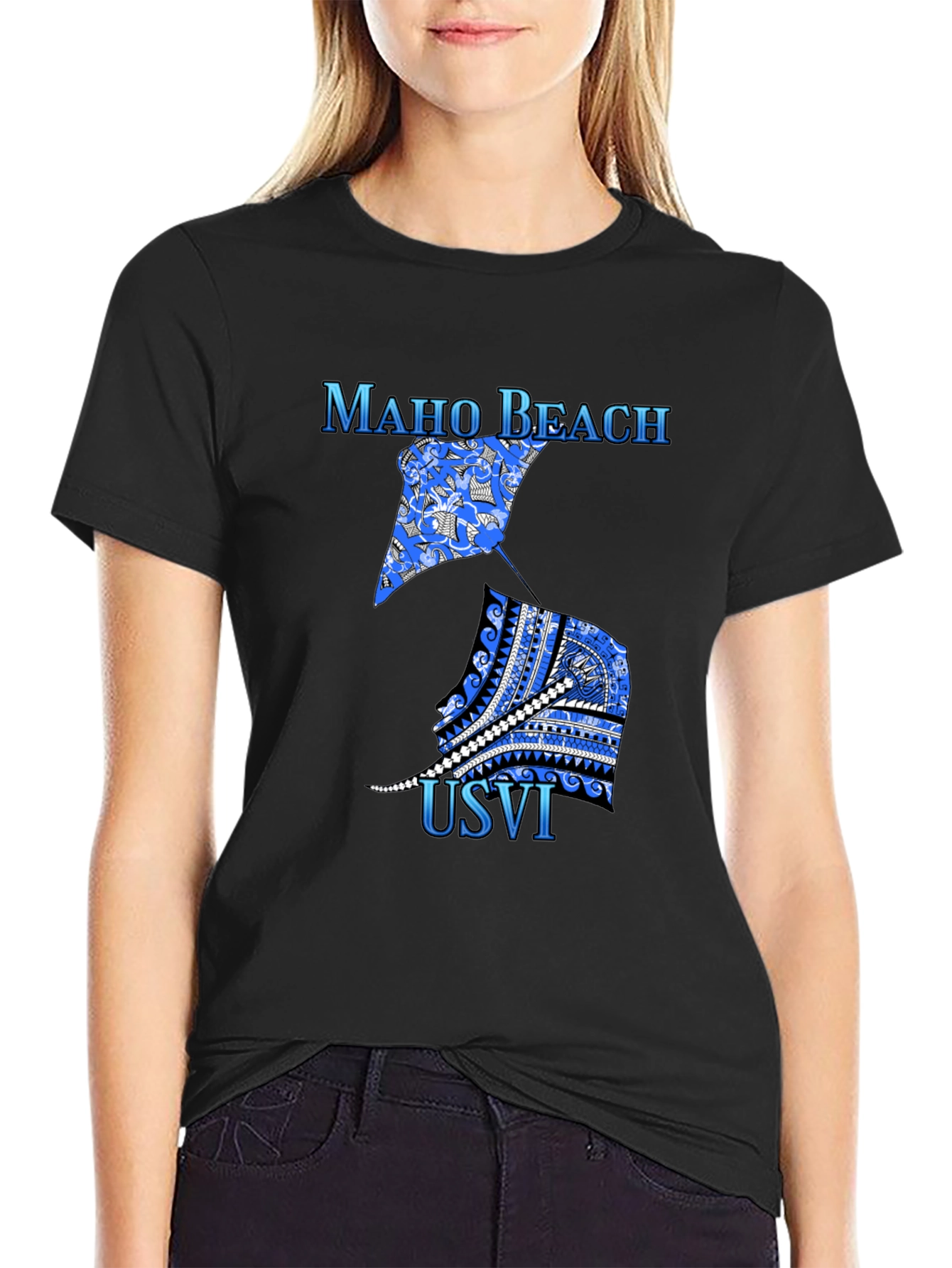 Maho Beach USVI Graphic T-Shirt