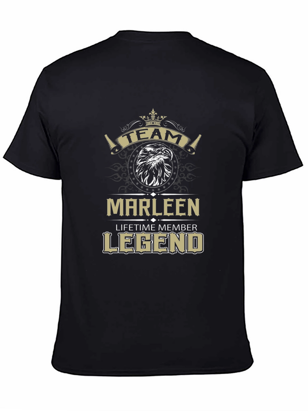 Team Marleen Lifetime Member Legend Black T-Shirt