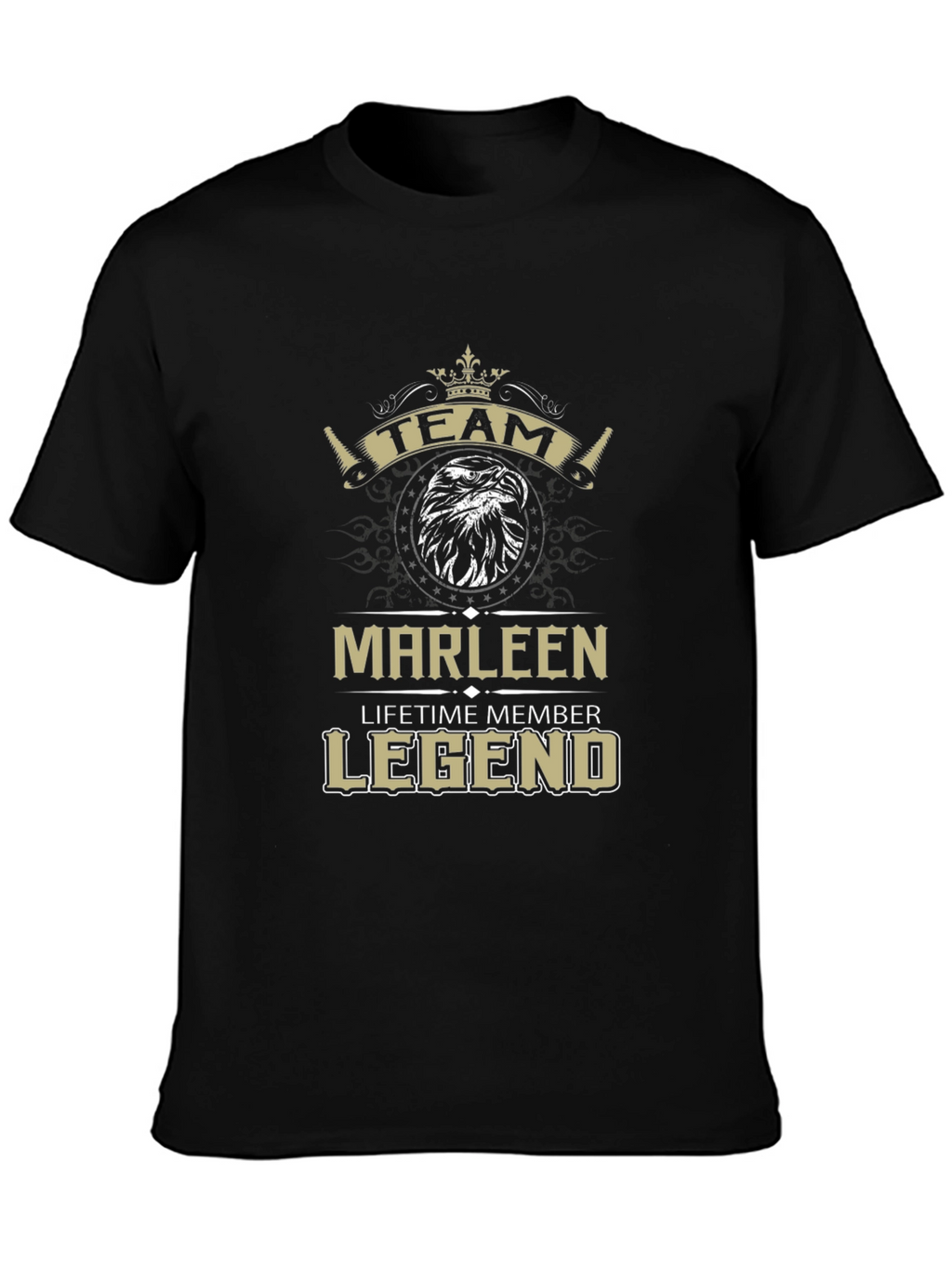 Team Marleen Lifetime Member Legend Black T-Shirt