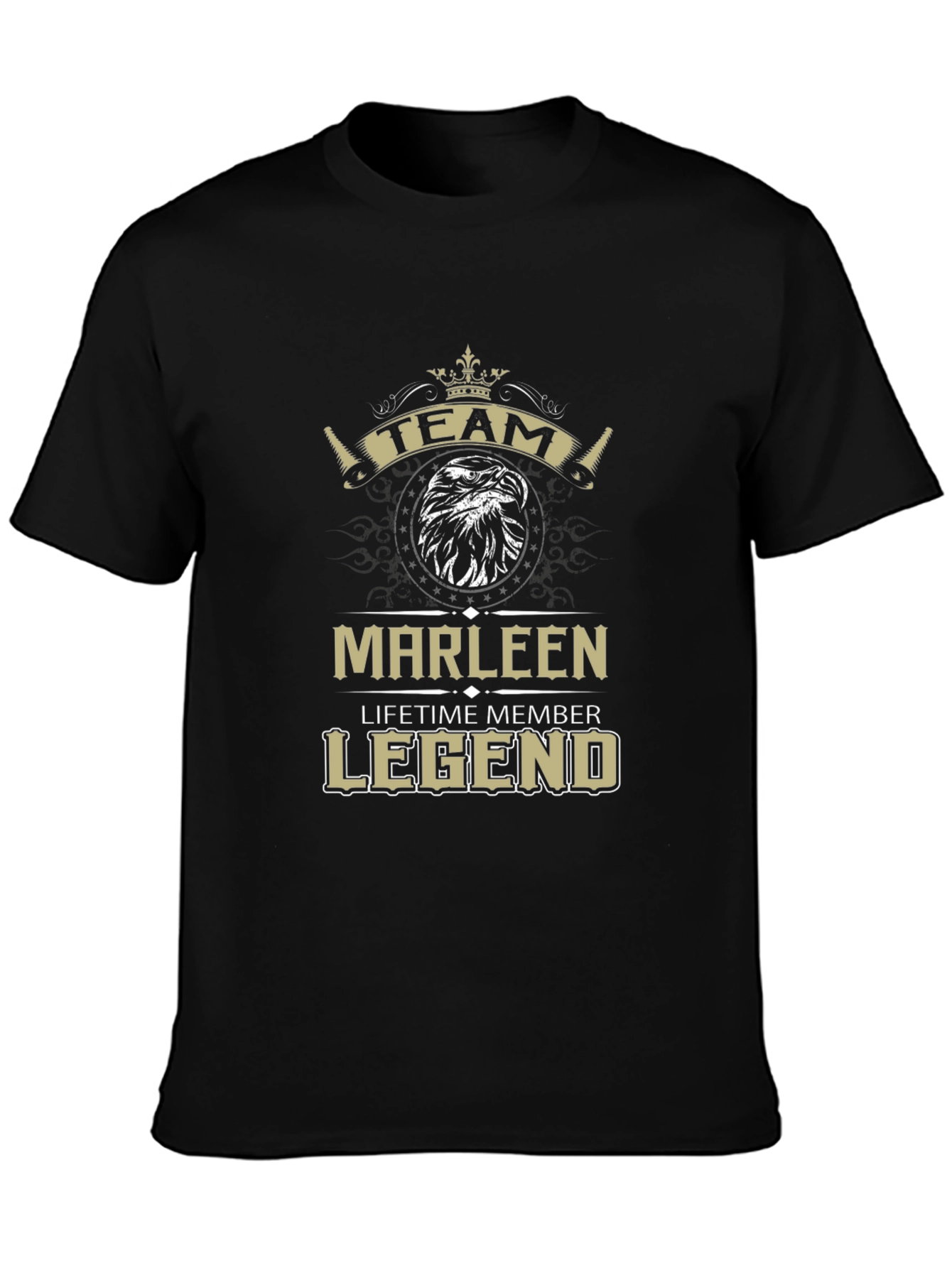Team Marleen Lifetime Member Legend Black T-Shirt