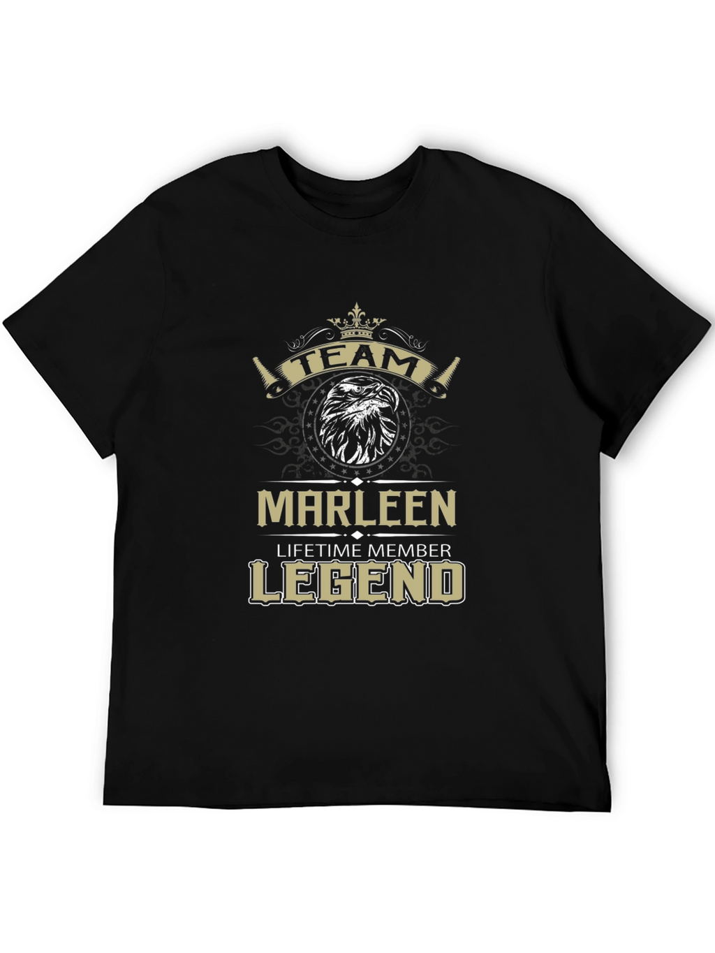 Team Marleen Lifetime Member Legend Black T-Shirt