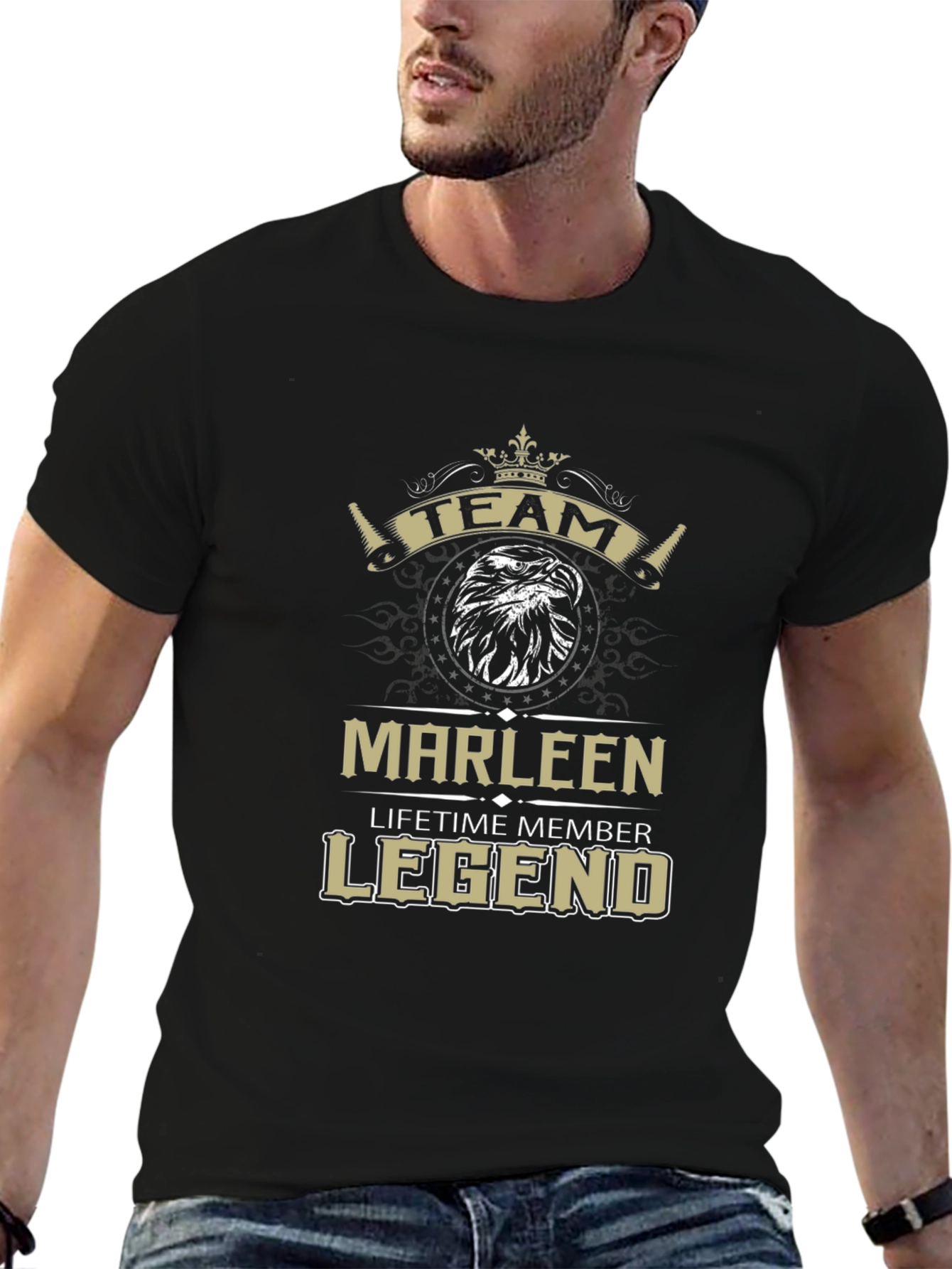 Team Marleen Lifetime Member Legend Black T-Shirt