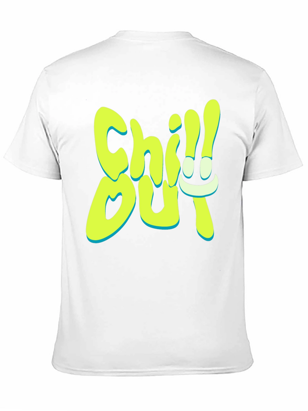 Chill Out Graphic Print Black T-Shirt