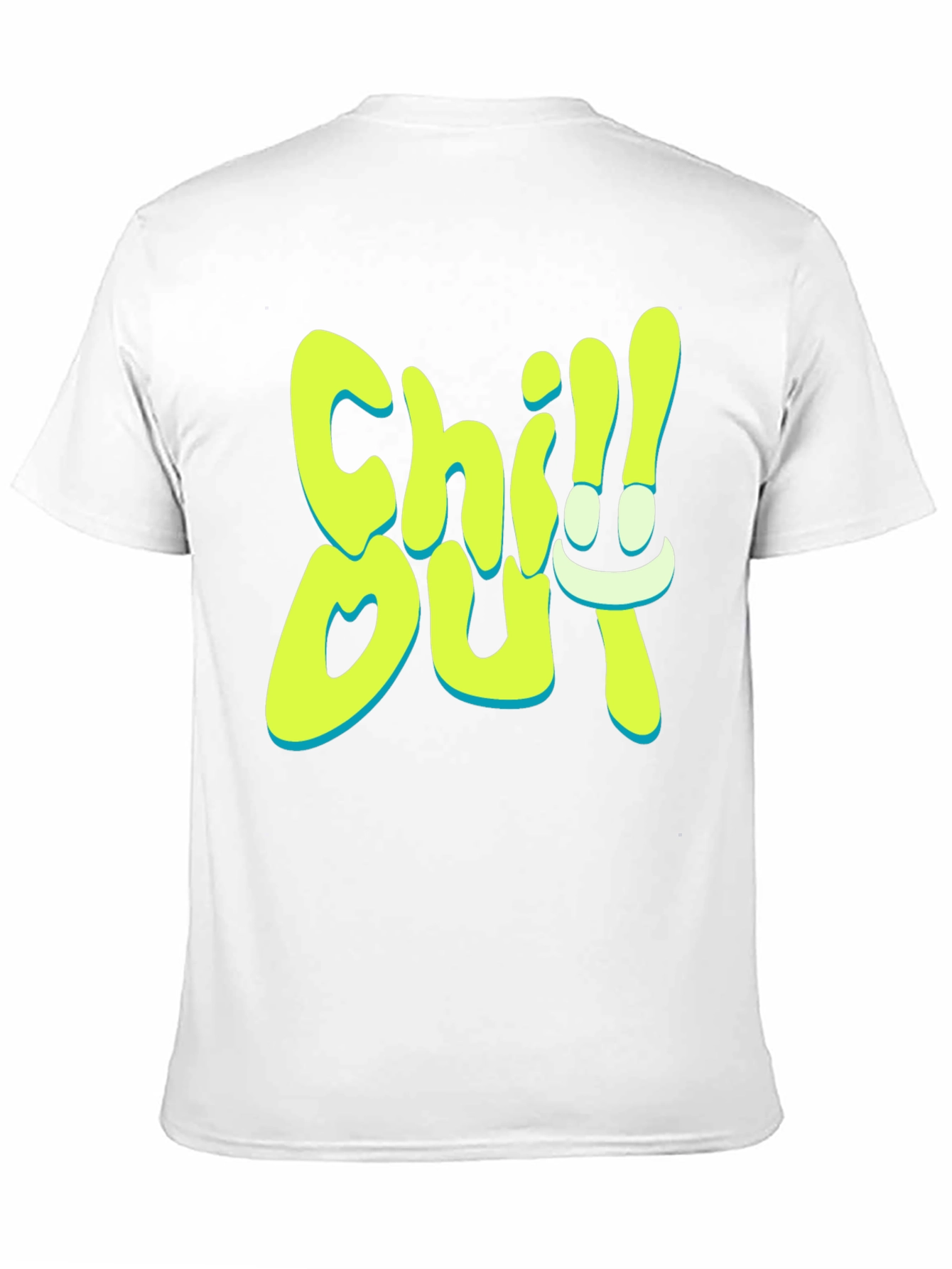 Chill Out Graphic Print Black T-Shirt