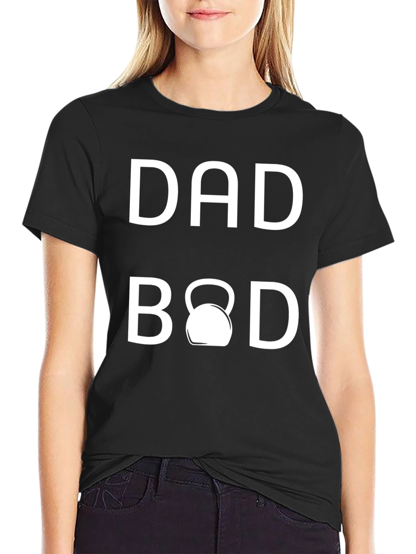 Dad Bod Kettlebell T-Shirt - Funny Fathers Day Tee