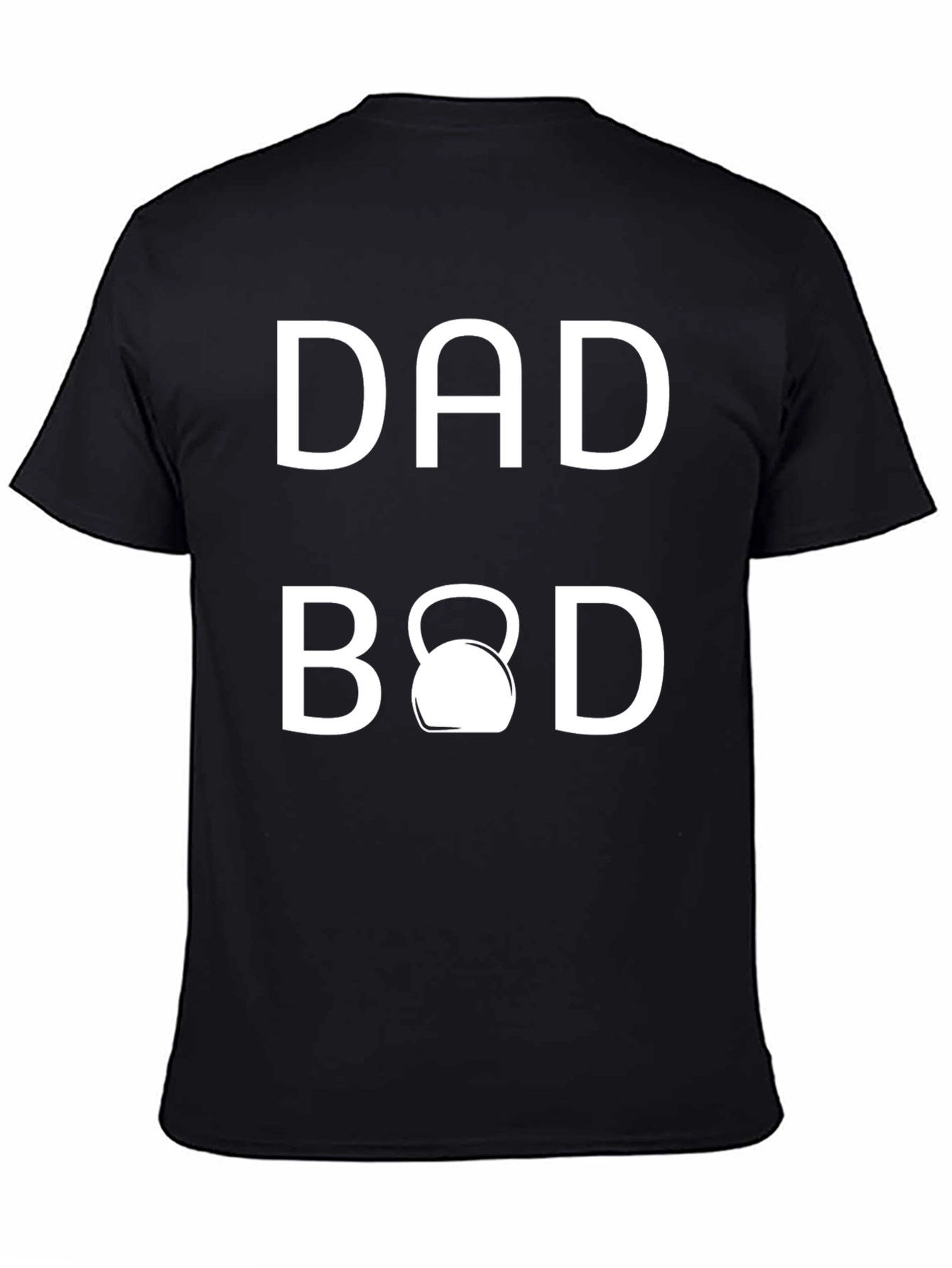 Dad Bod Kettlebell T-Shirt - Funny Fathers Day Tee