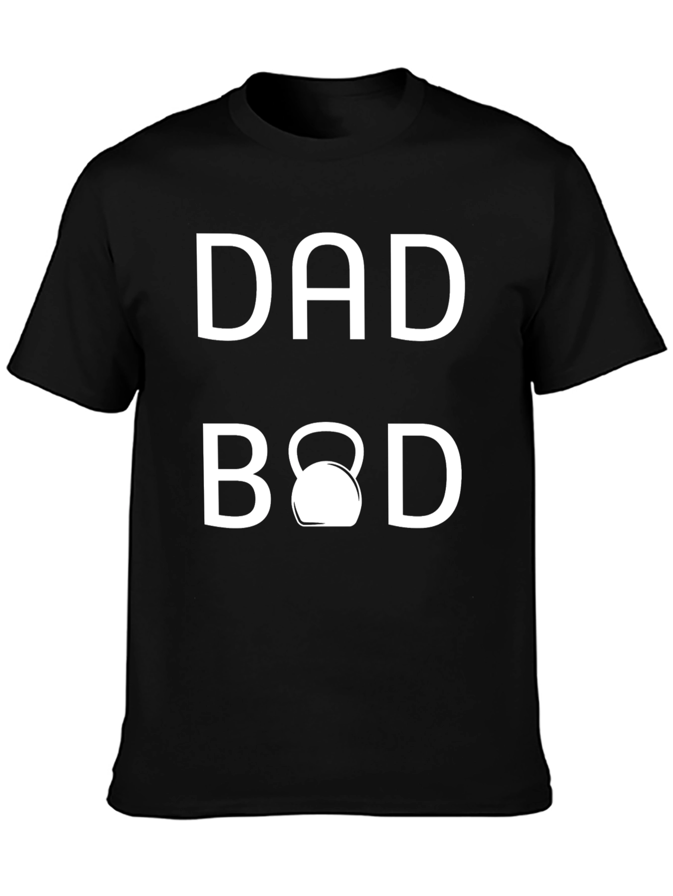 Dad Bod Kettlebell T-Shirt - Funny Fathers Day Tee