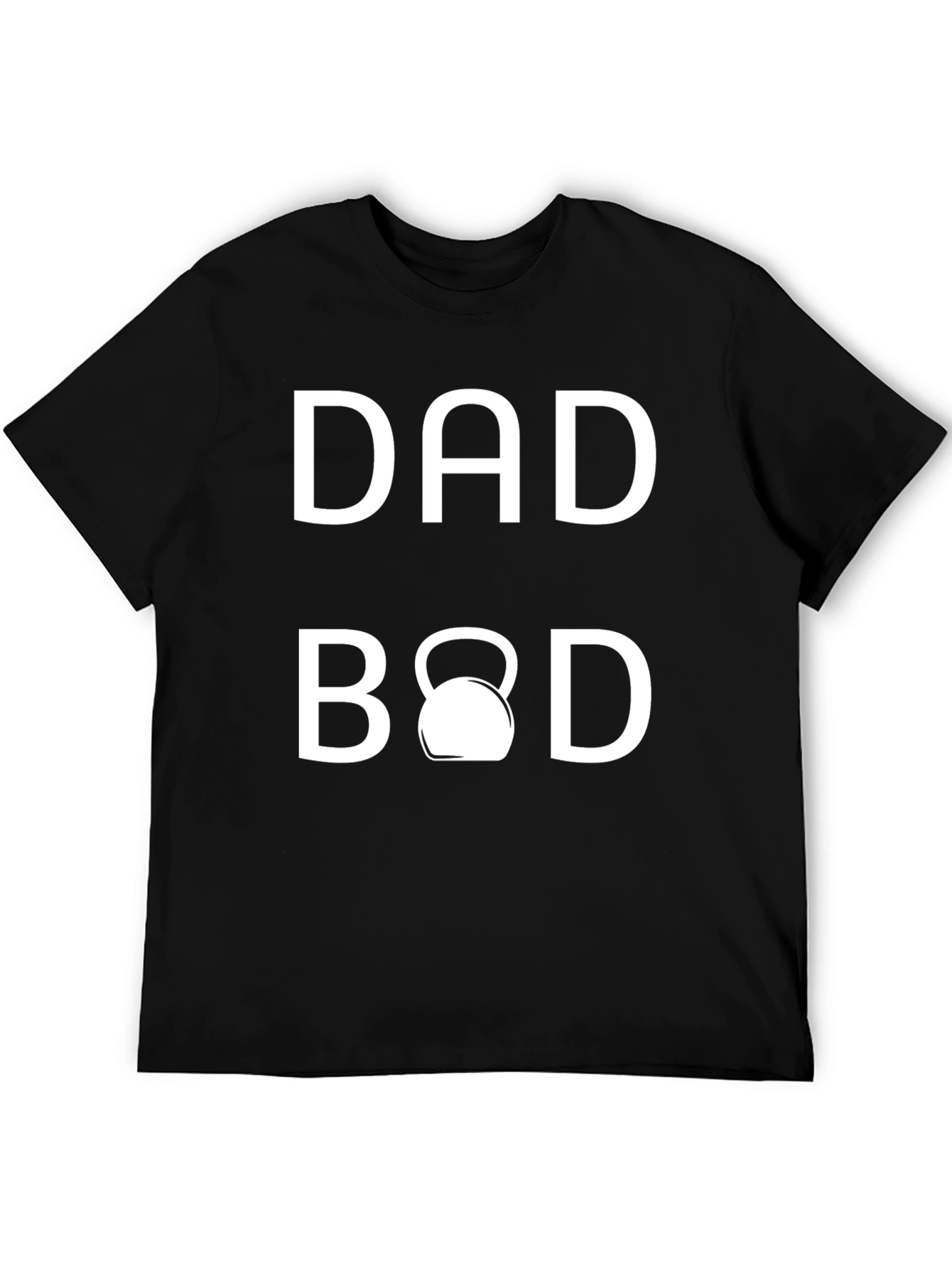 Dad Bod Kettlebell T-Shirt - Funny Fathers Day Tee
