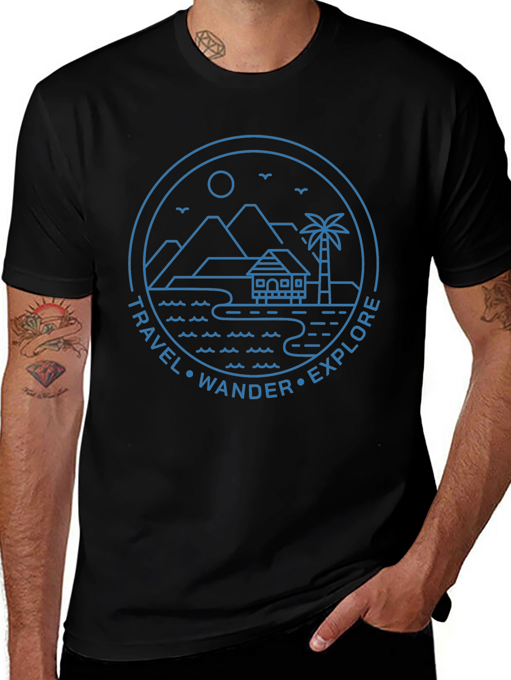 Travel Explore Wander Graphic Tee
