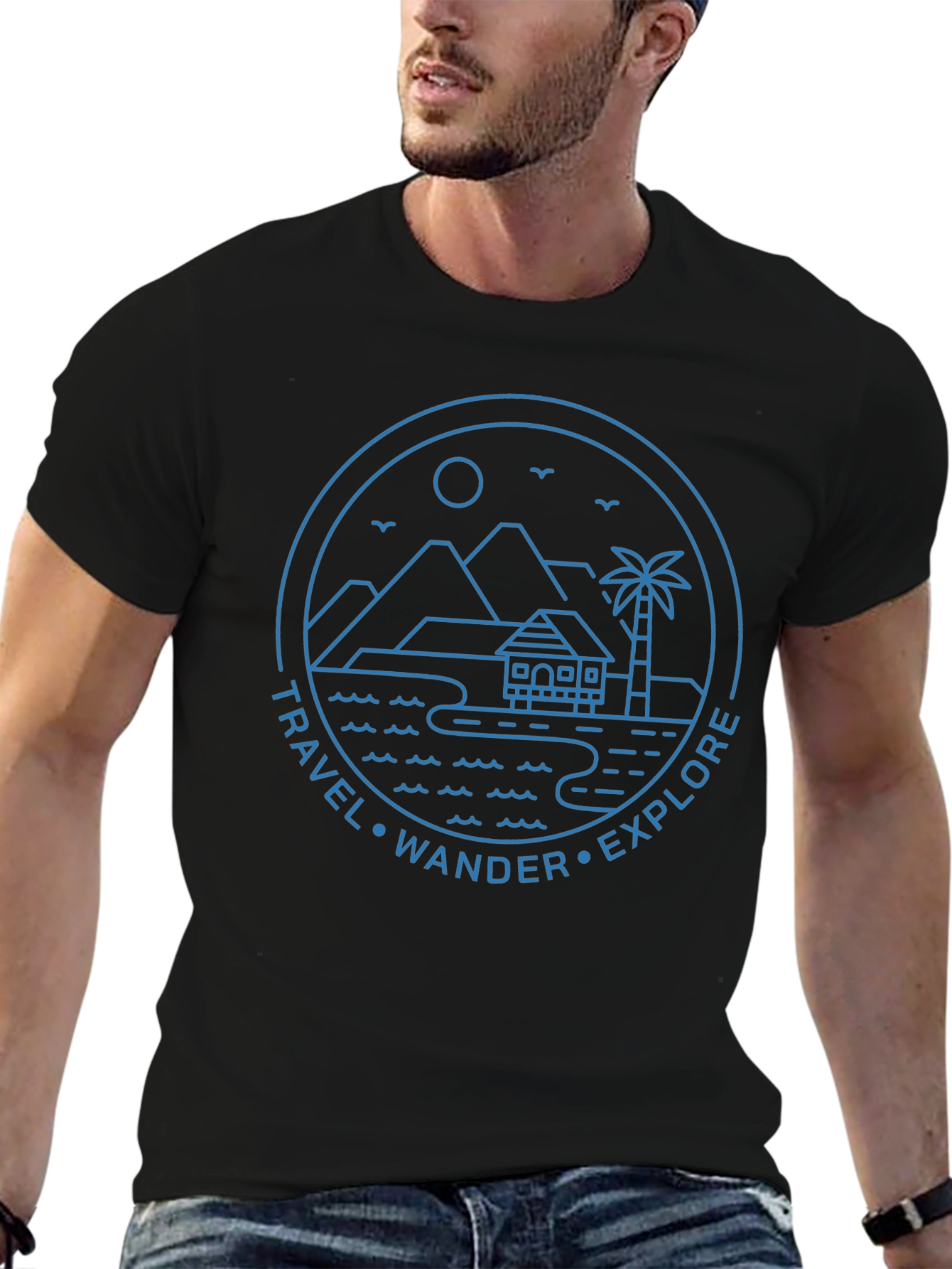 Travel Explore Wander Graphic Tee