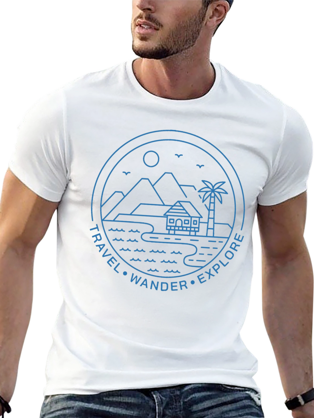 Travel Explore Wander Graphic Tee