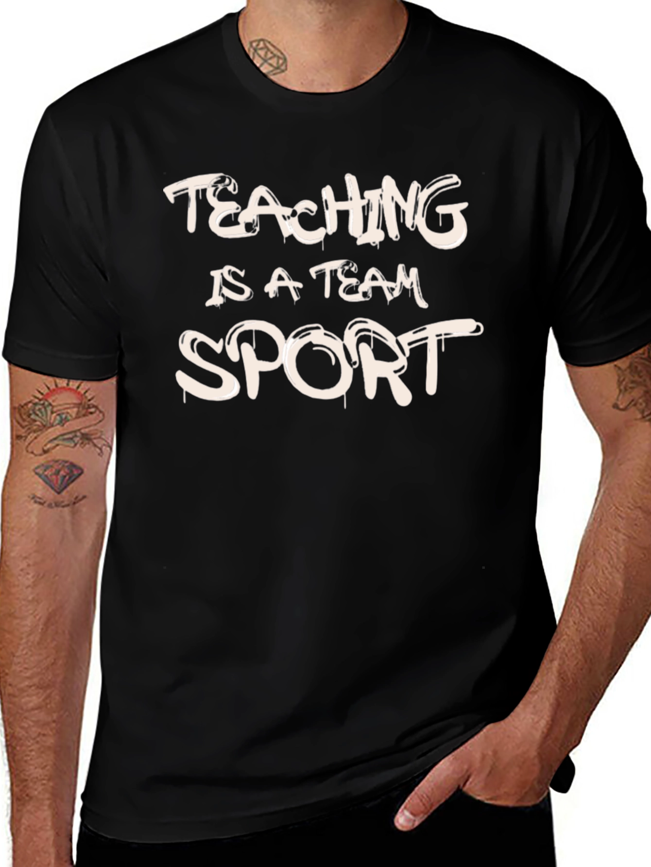 Teaching is a Team Sport Graphic T-Shirt