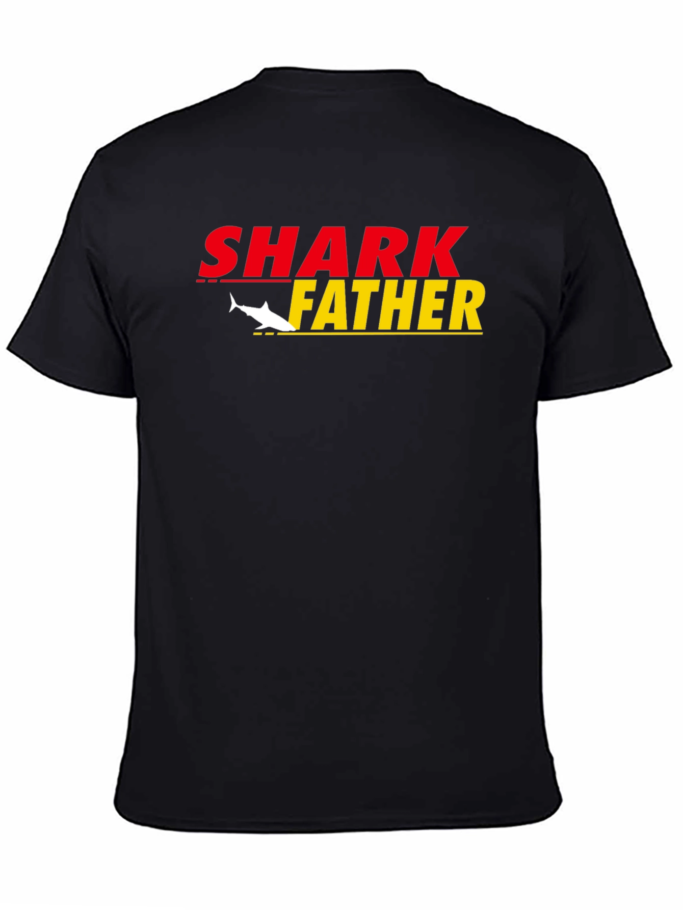 Shark Father Graphic T-Shirt - Cool Dad Tee