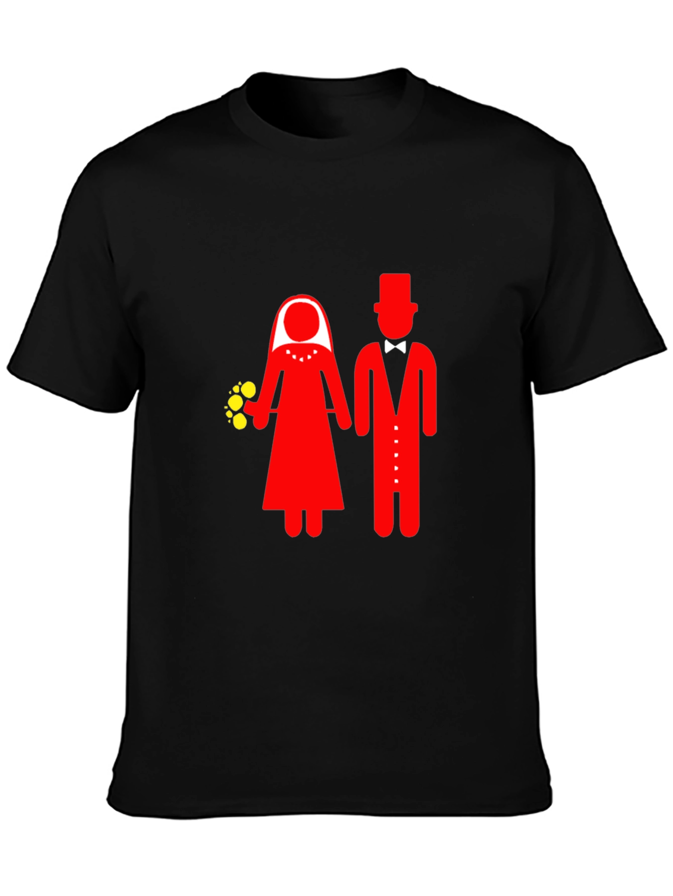 Bride & Groom Graphic Tee - Wedding Celebration Shirt