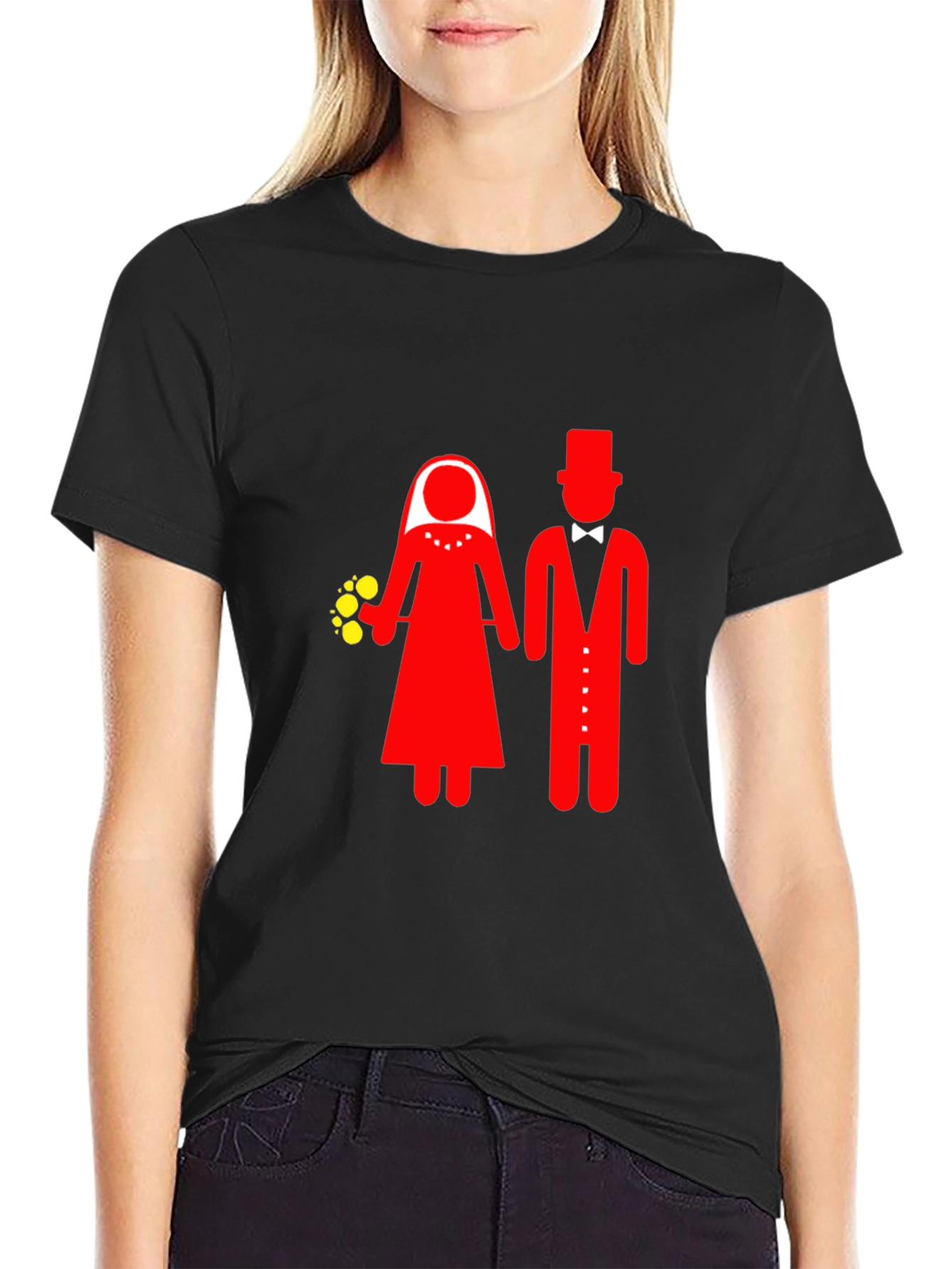 Bride & Groom Graphic Tee - Wedding Celebration Shirt