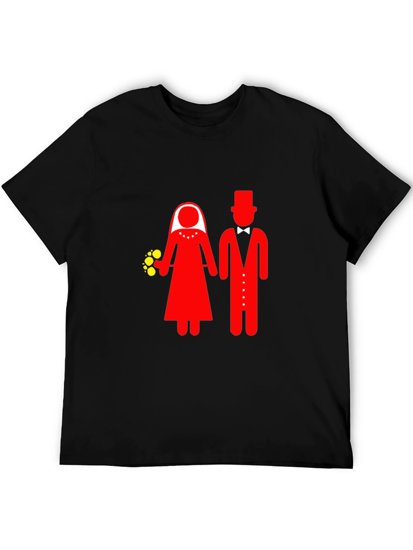 Bride & Groom Graphic Tee - Wedding Celebration Shirt