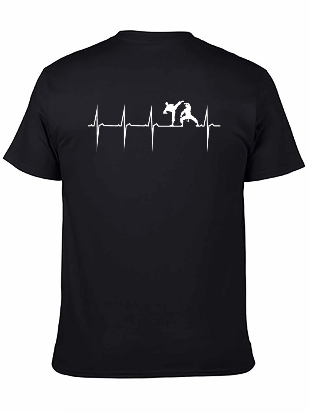 Karate Heartbeat T-Shirt - Black