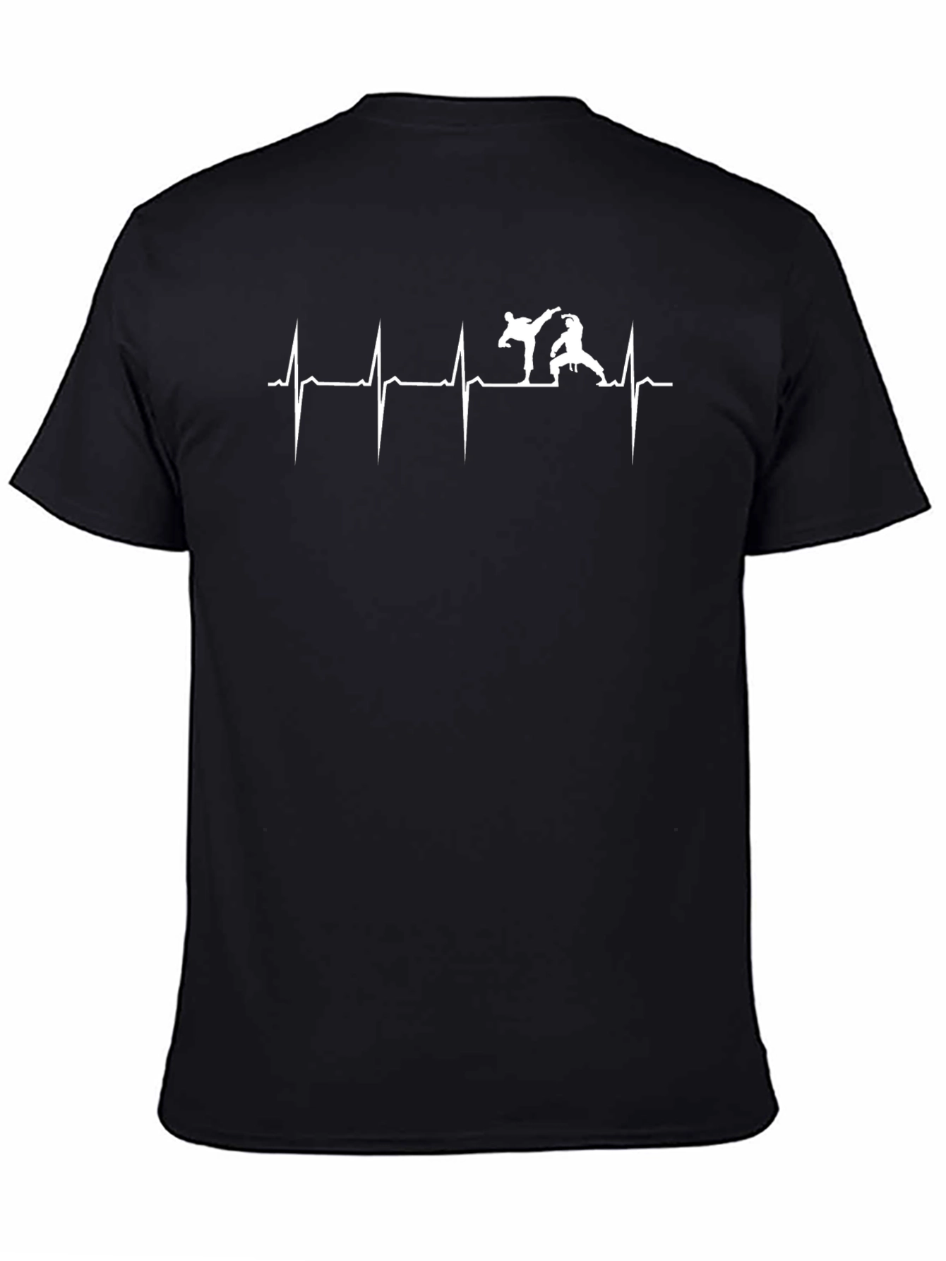 Karate Heartbeat T-Shirt - Black