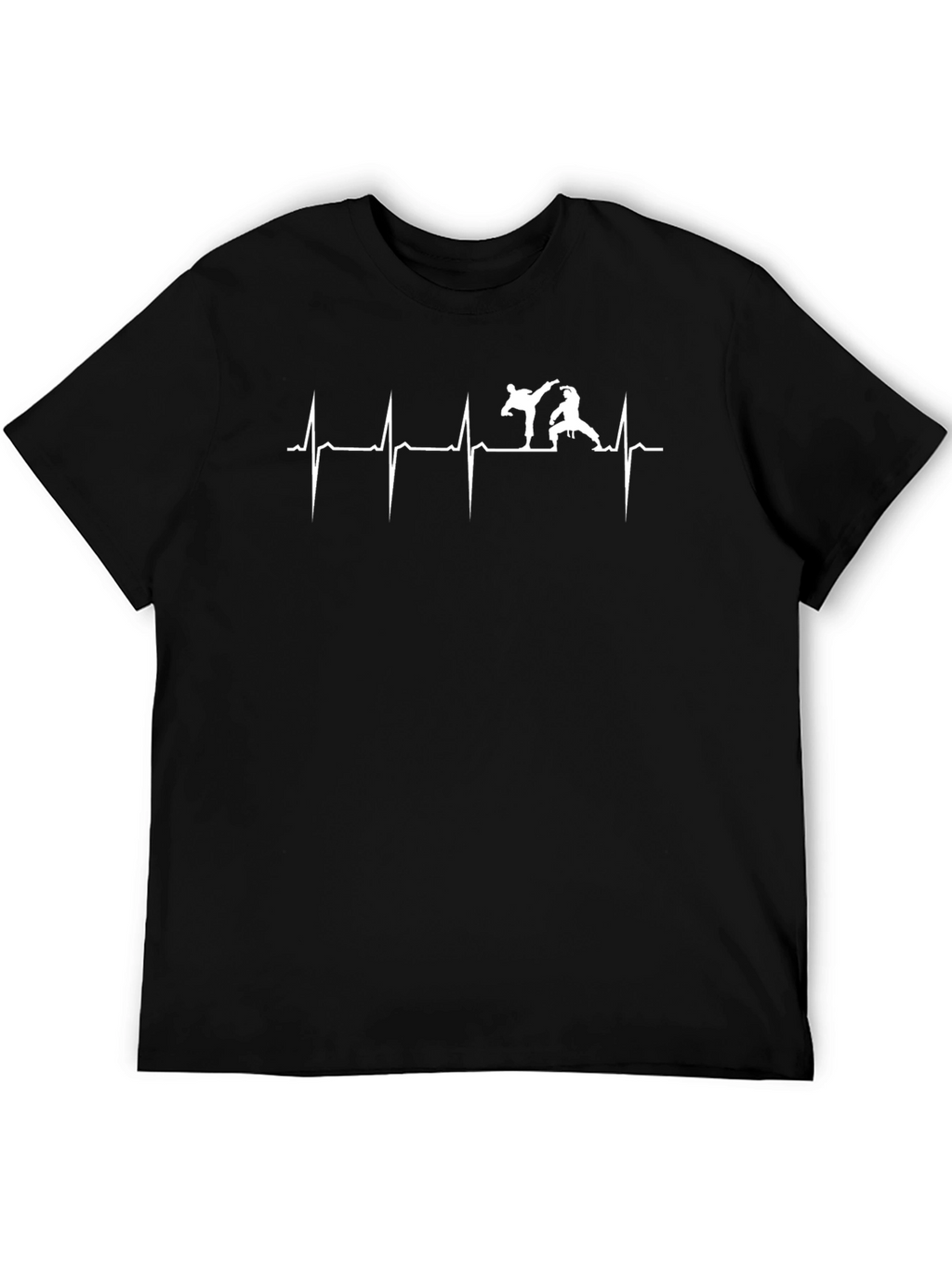 Karate Heartbeat T-Shirt - Black