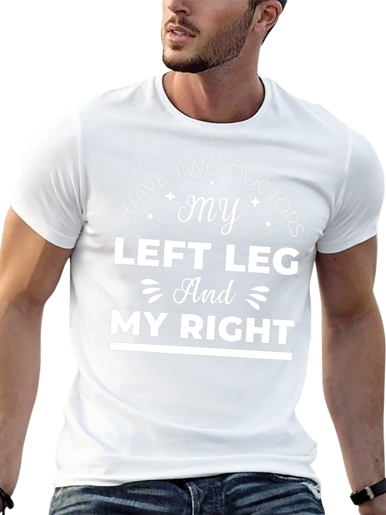 Two Doctor Leg Humor T-Shirt