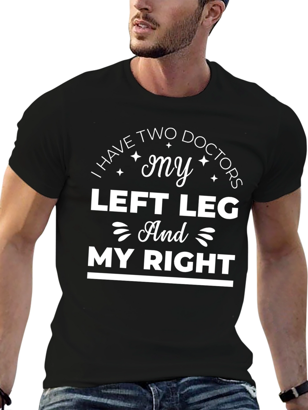 Two Doctor Leg Humor T-Shirt