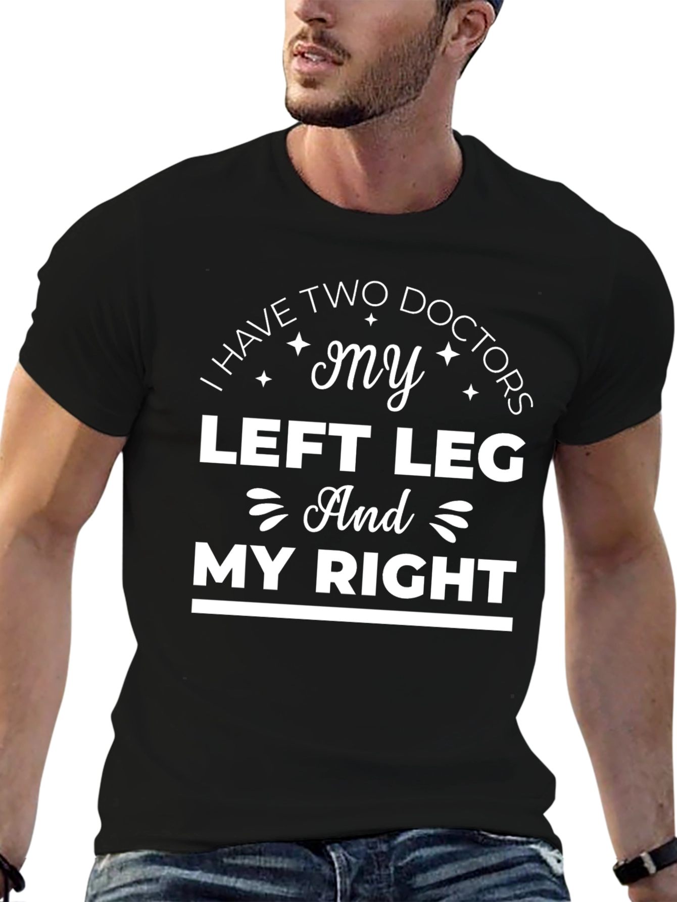 Two Doctor Leg Humor T-Shirt