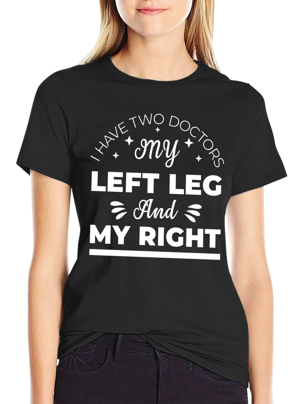 Two Doctor Leg Humor T-Shirt