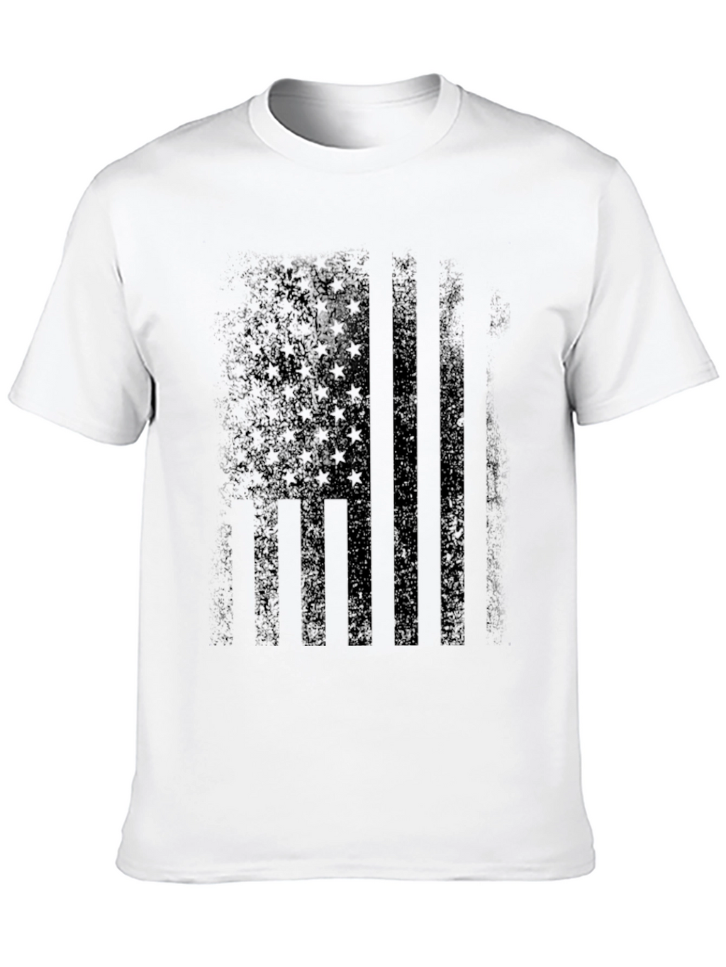 Distressed American Flag Graphic T-Shirt