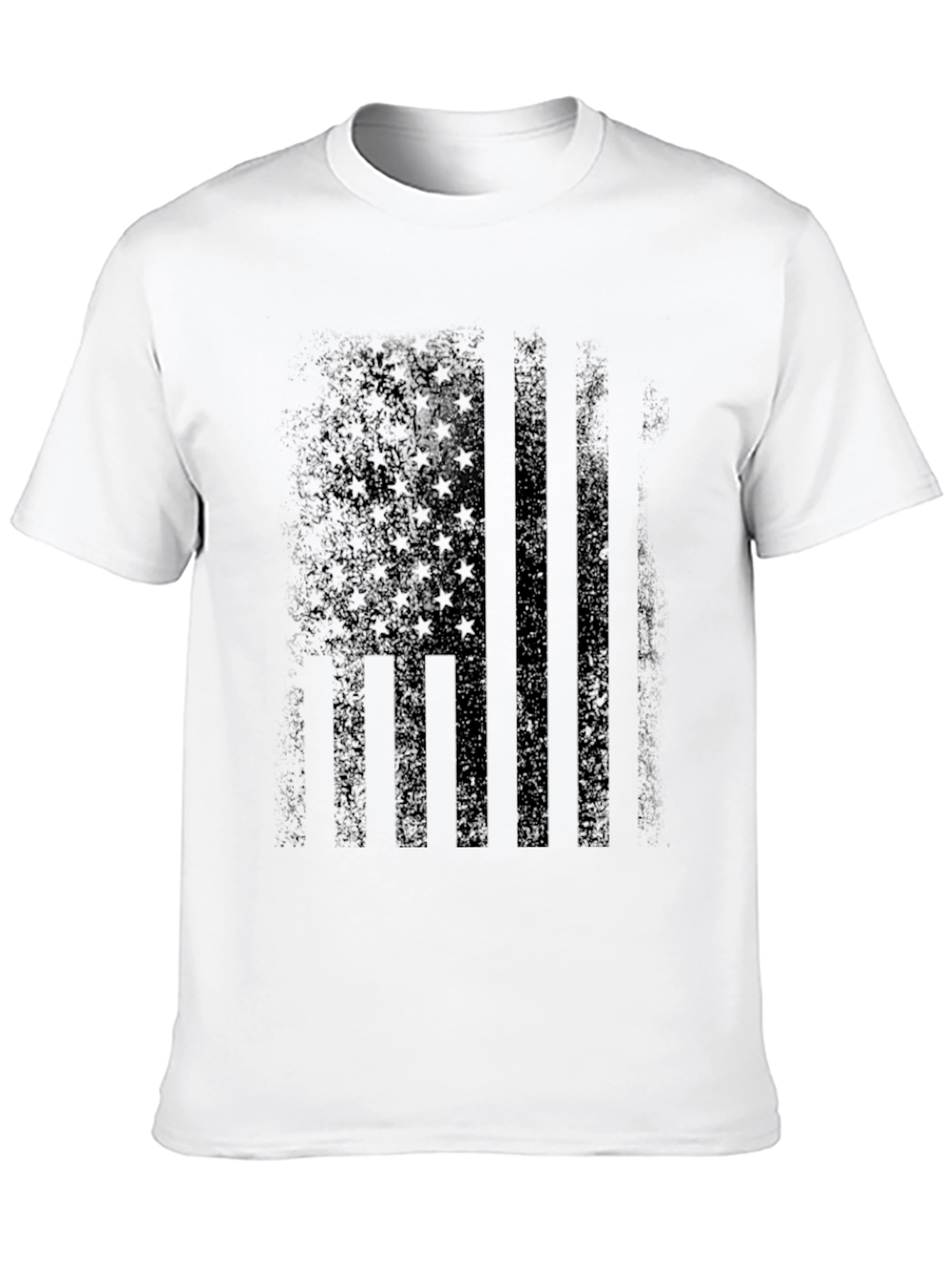 Distressed American Flag Graphic T-Shirt