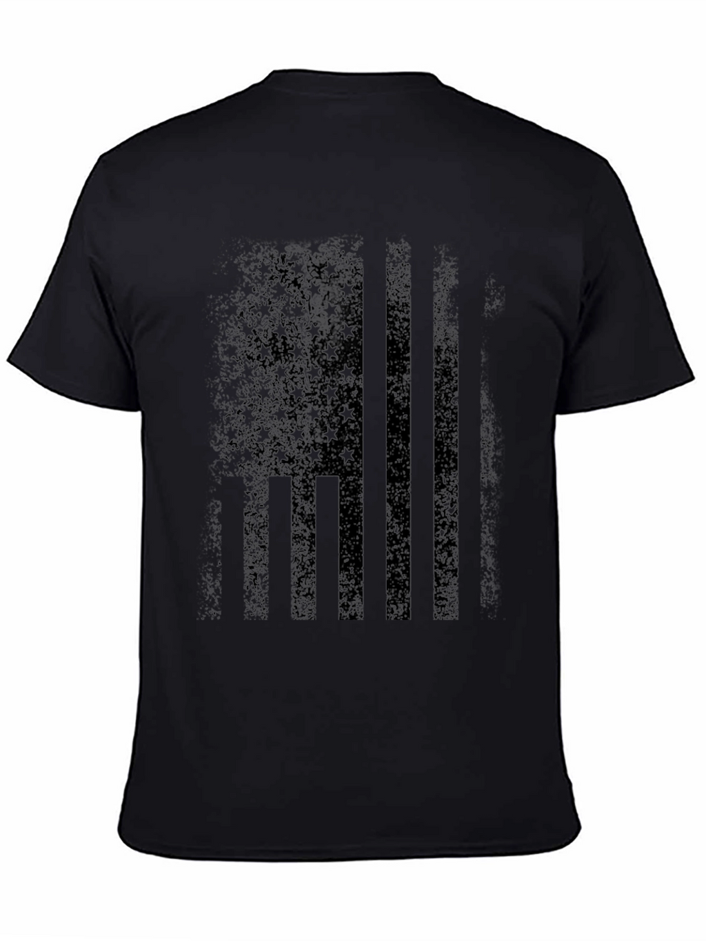Distressed American Flag Graphic T-Shirt
